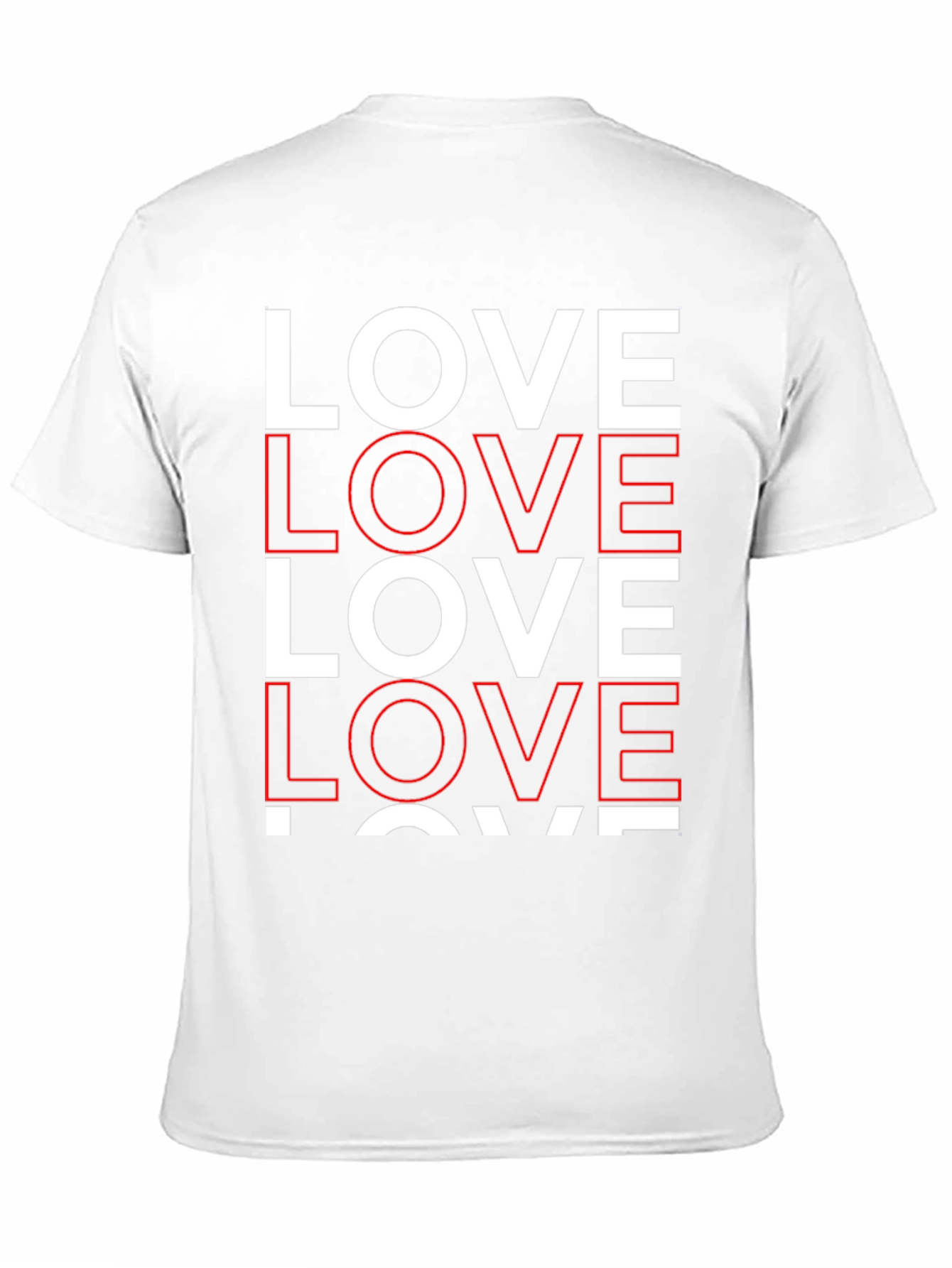 Bold Love Graphic Tee - Classic Crew Neck