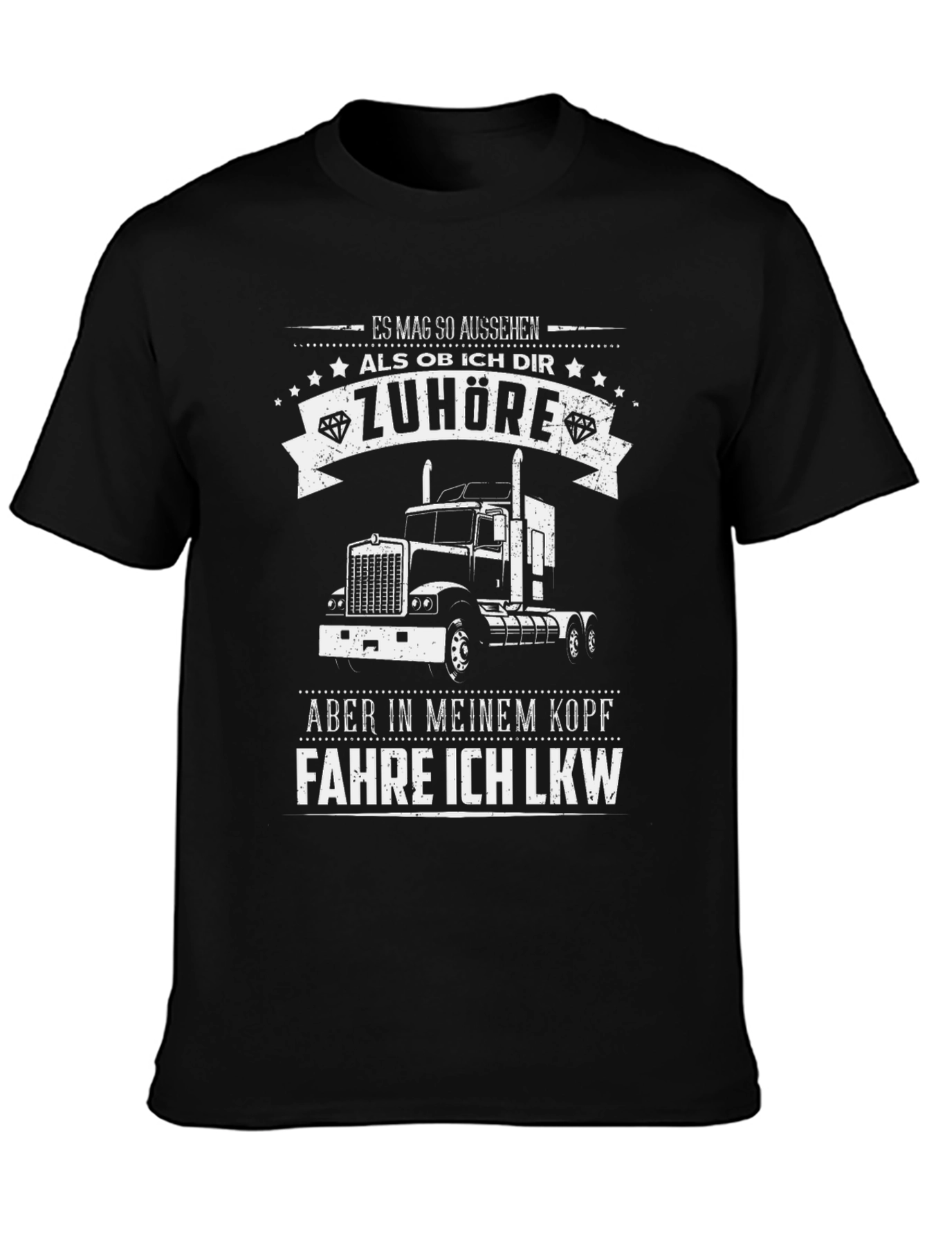 Trucker T-Shirt - Im Driving Trucks in My Head!