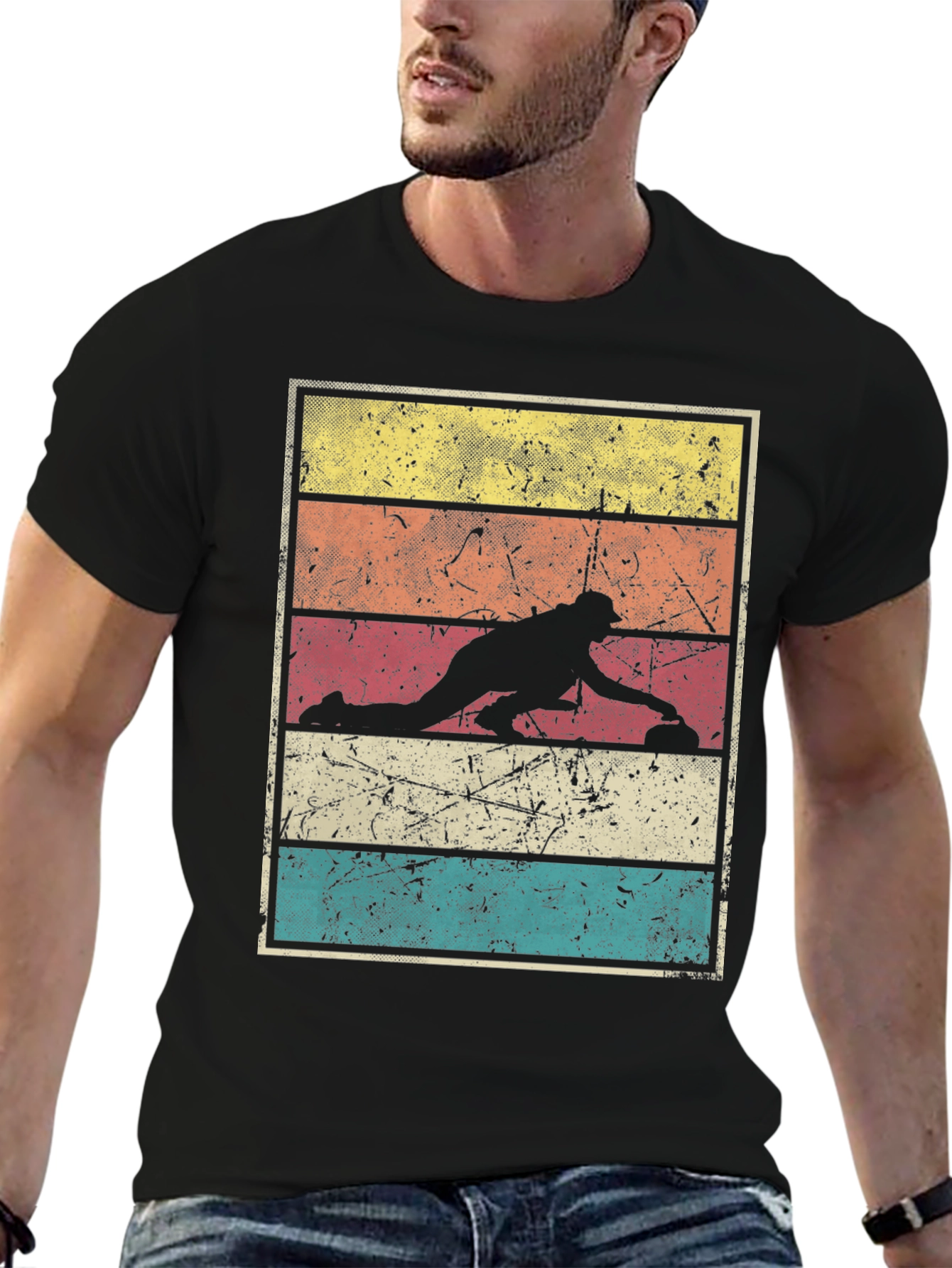 Retro Curling T-Shirt