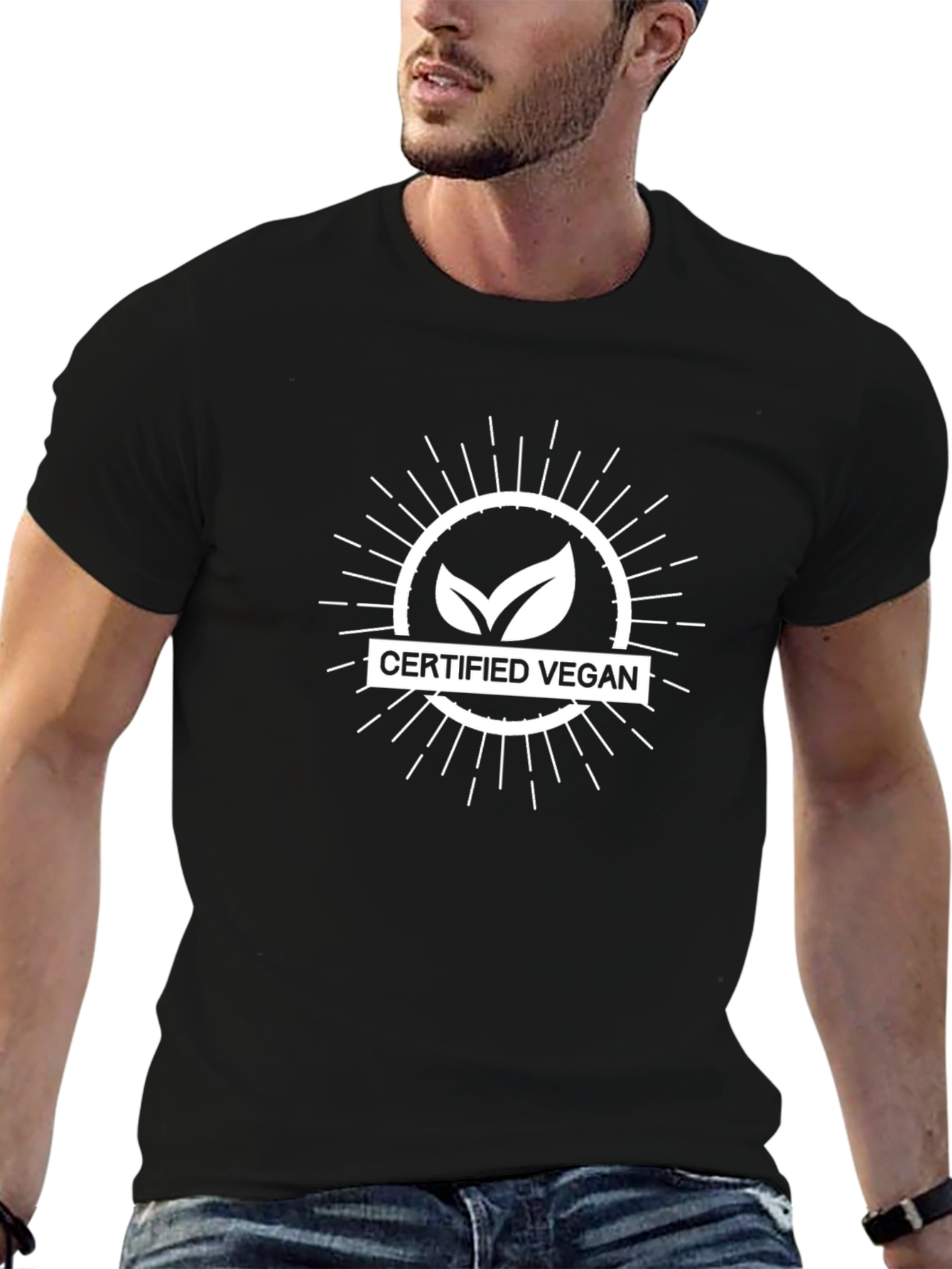 Certified Vegan Black T-Shirt