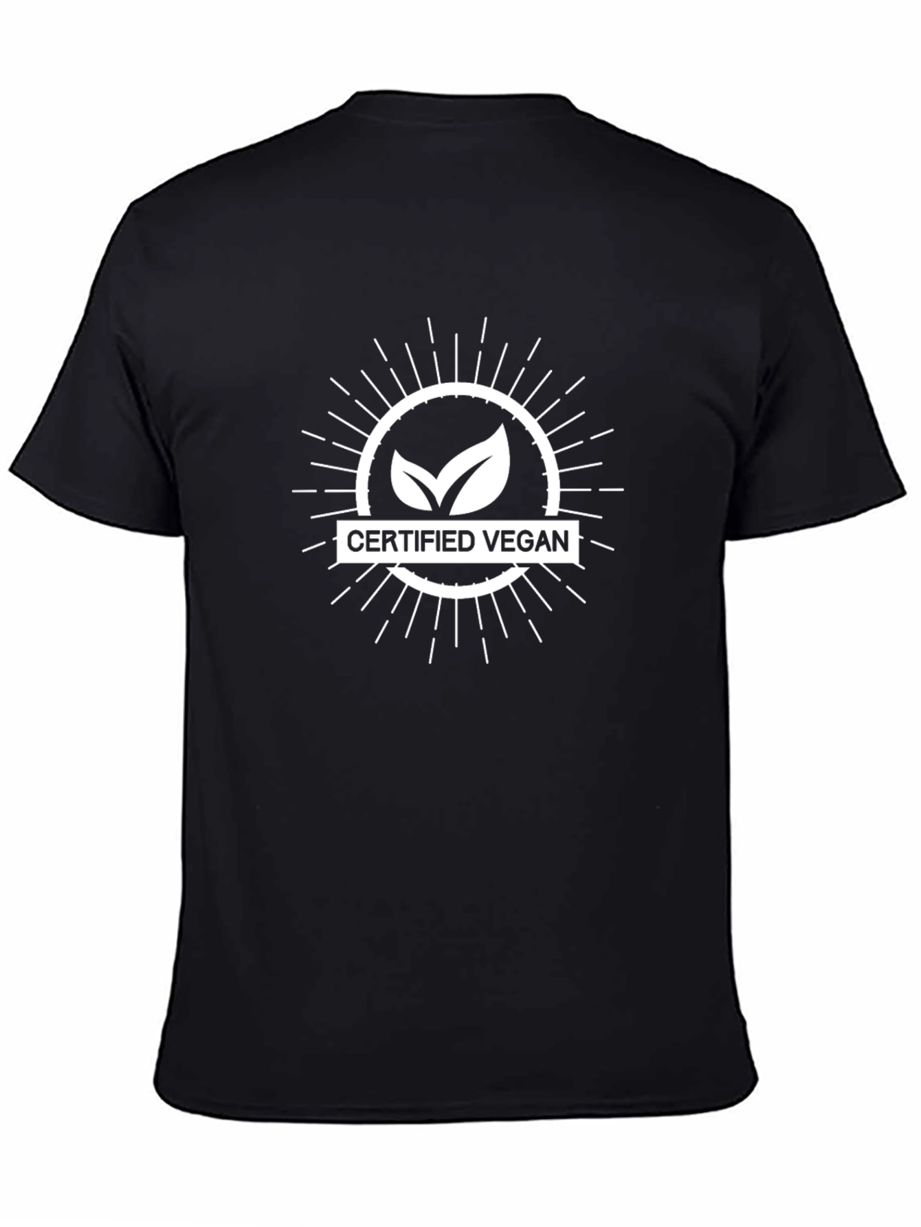 Certified Vegan Black T-Shirt