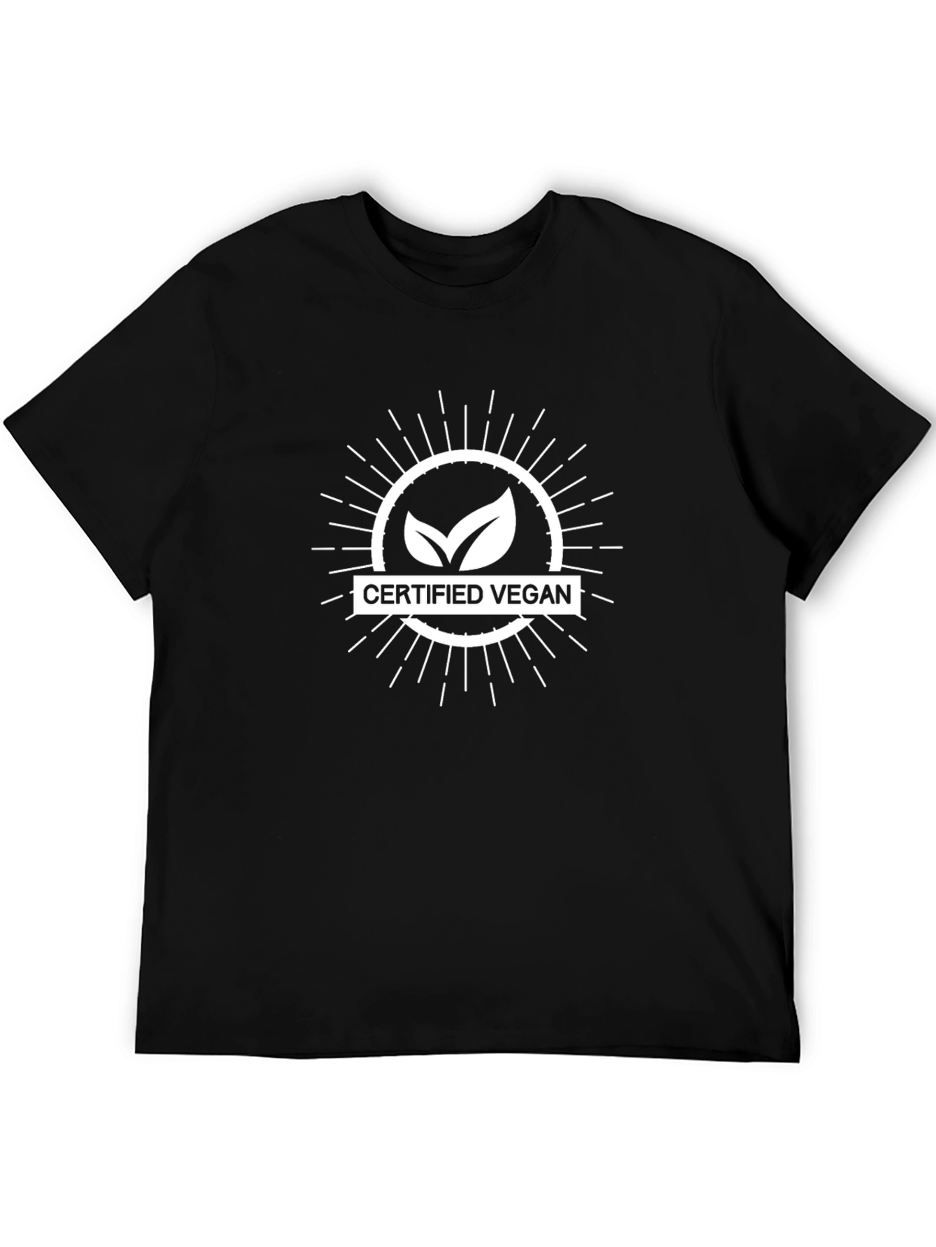 Certified Vegan Black T-Shirt