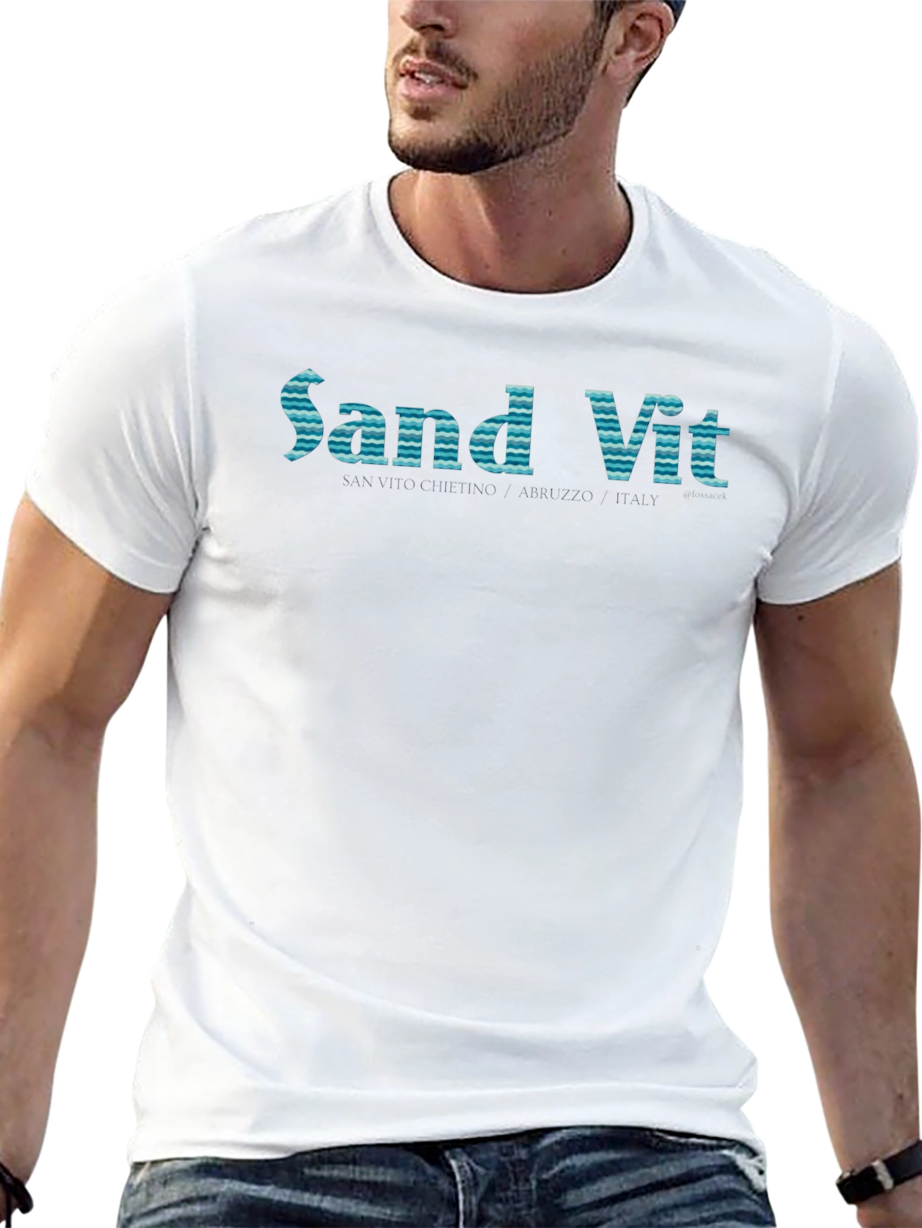 Sand Vit Graphic Tee - Black Cotton T-Shirt