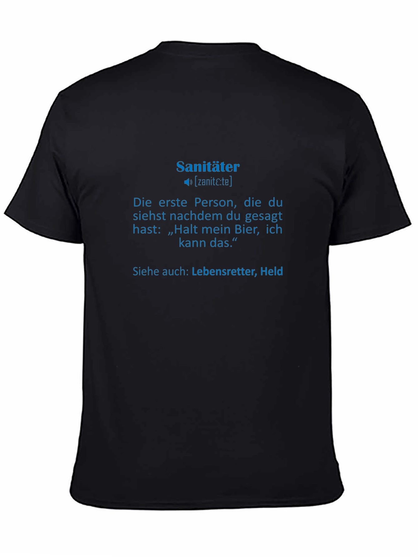 Sanitäter T-Shirt - German Paramedic Definition Tee