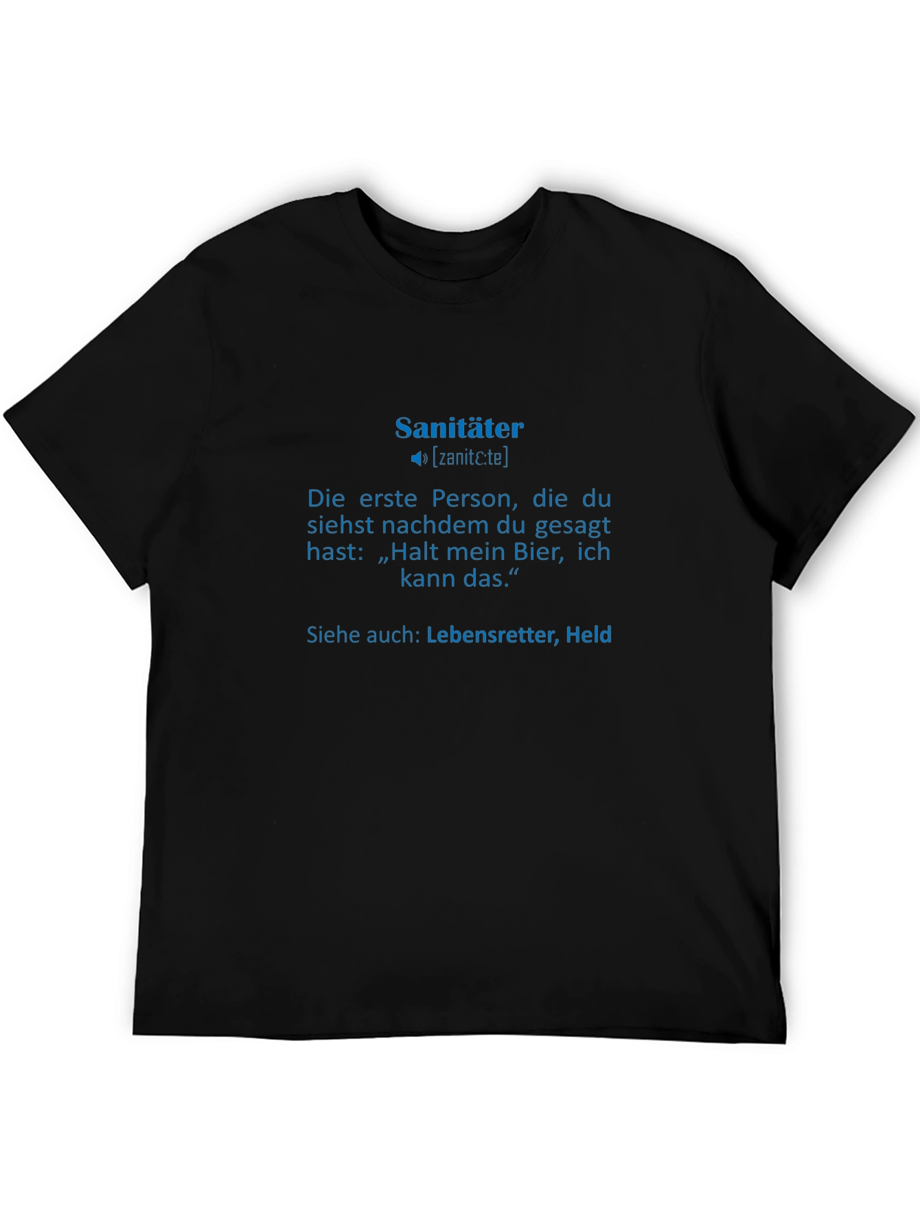 Sanitäter T-Shirt - German Paramedic Definition Tee
