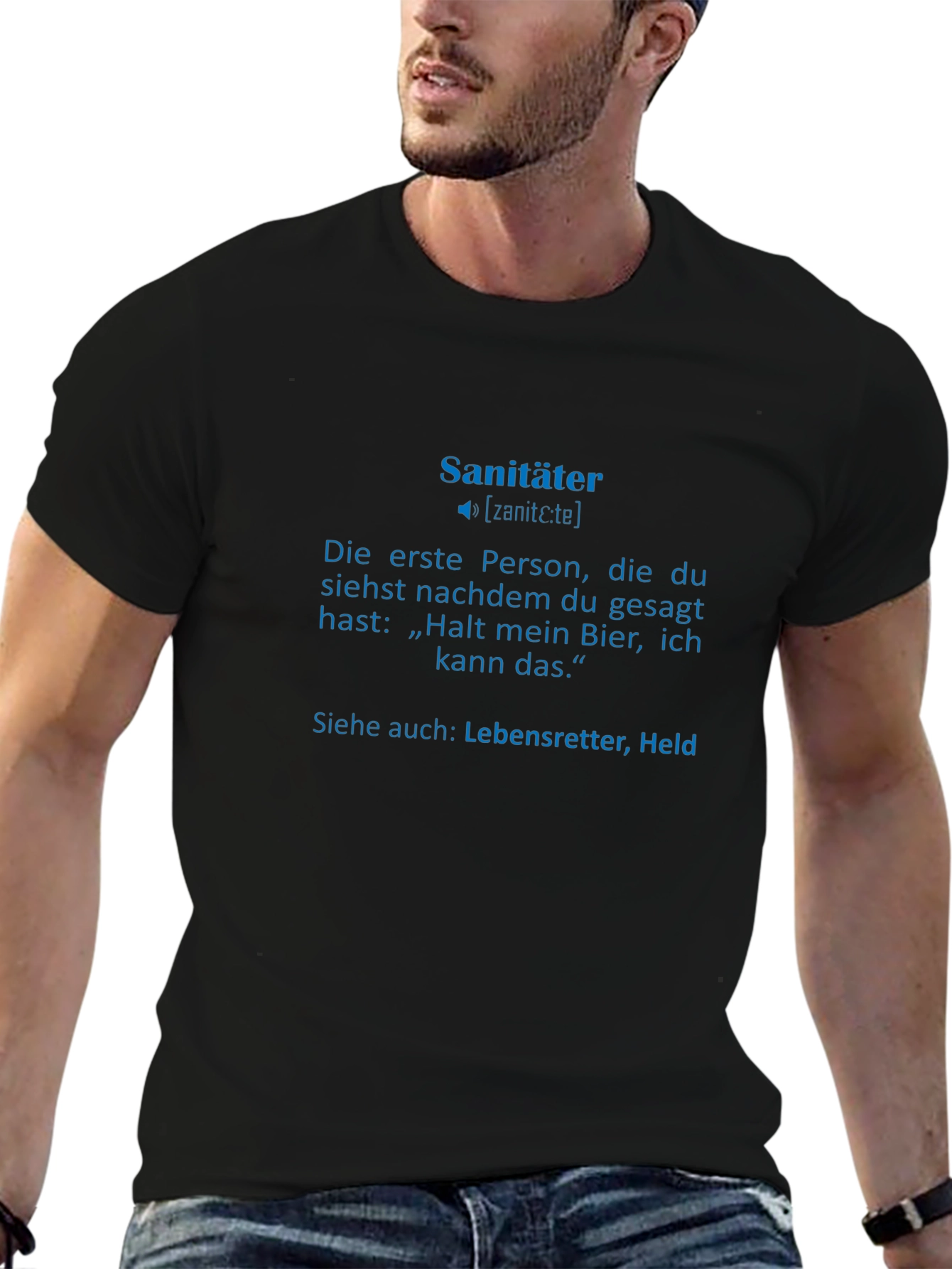 Sanitäter T-Shirt - German Paramedic Definition Tee