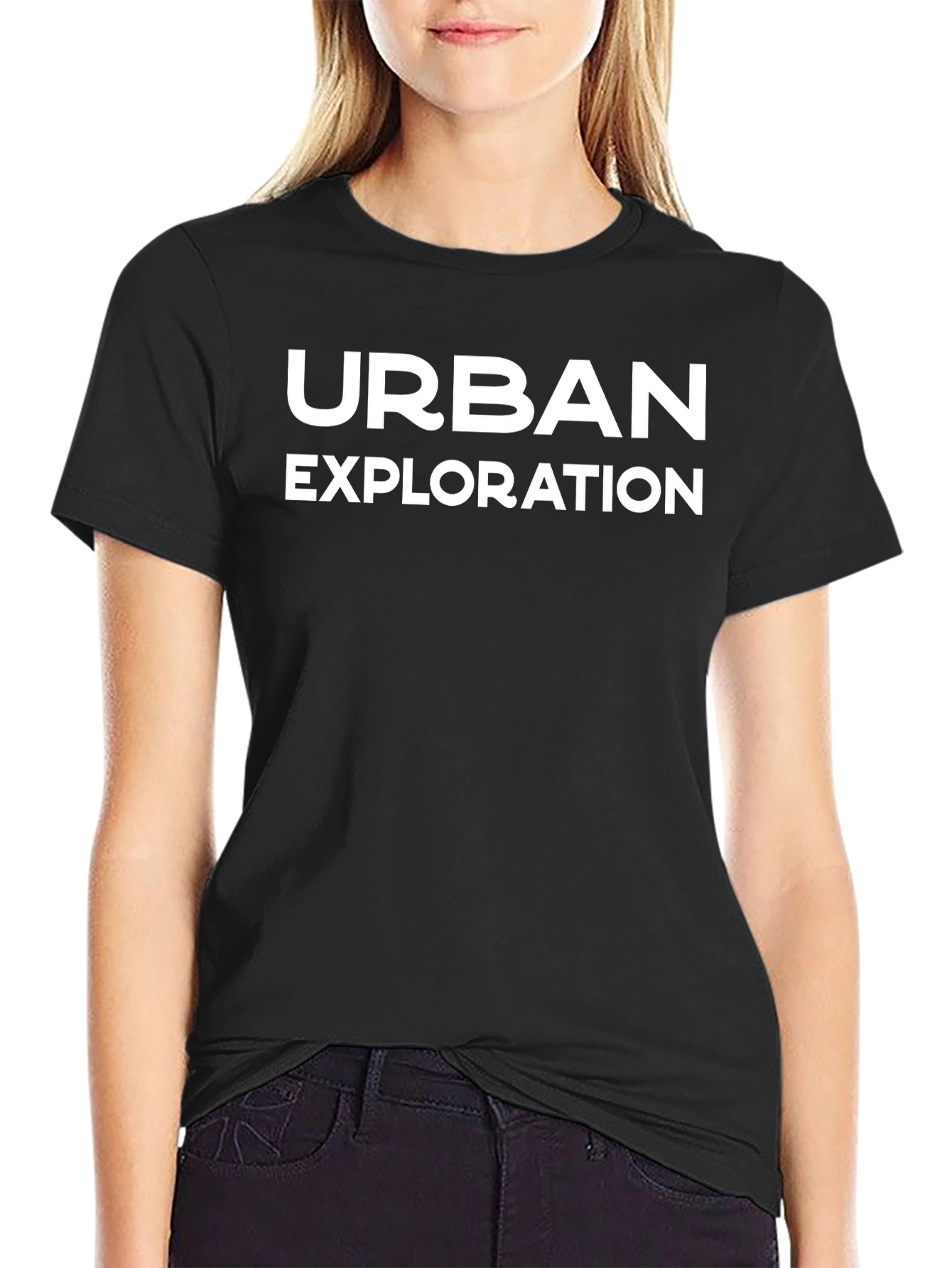 Urban Exploration Graphic Tee - Black
