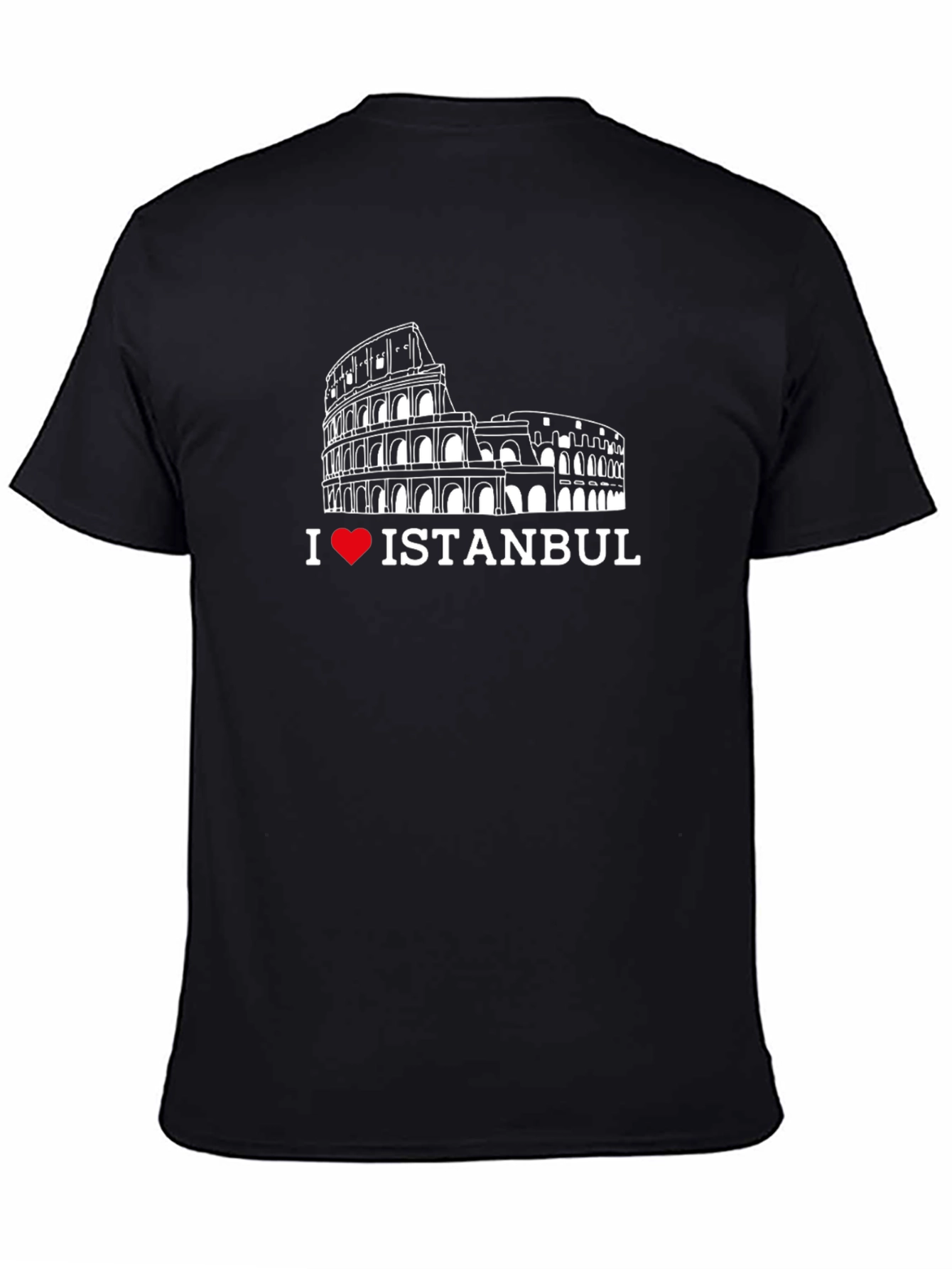 I Love Istanbul Black Graphic Tee