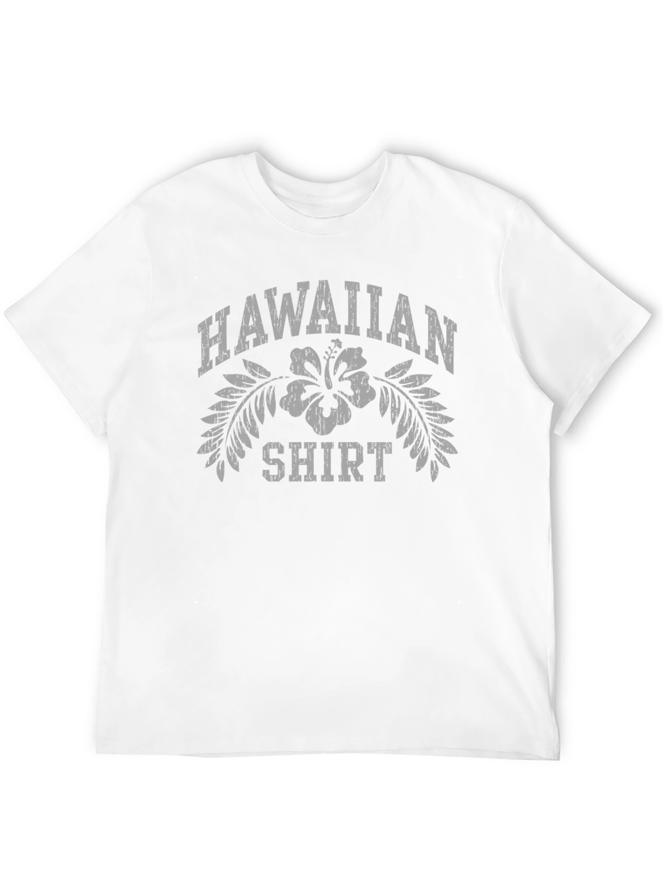 Hawaiian Shirt Graphic Tee - Black