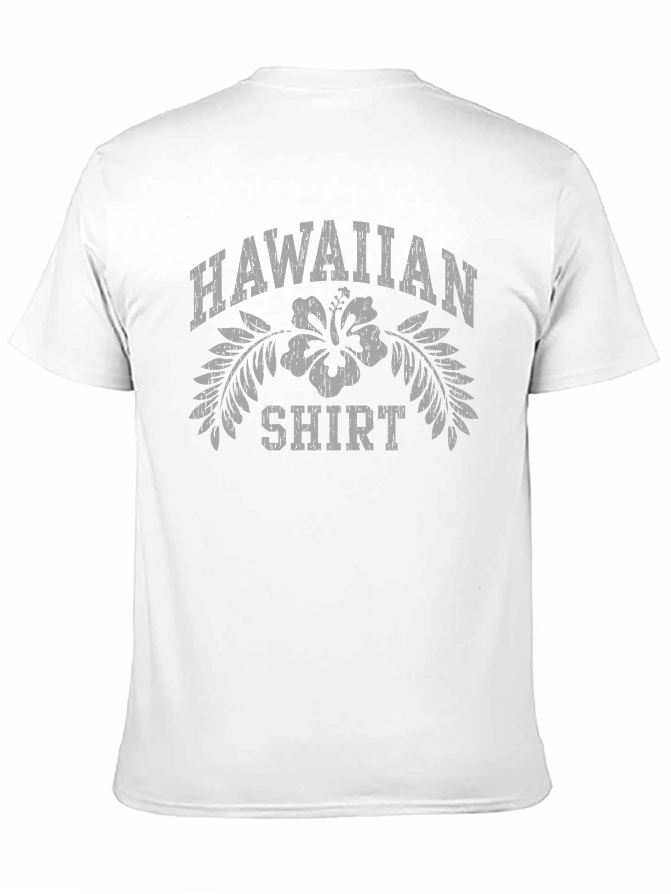 Hawaiian Shirt Graphic Tee - Black