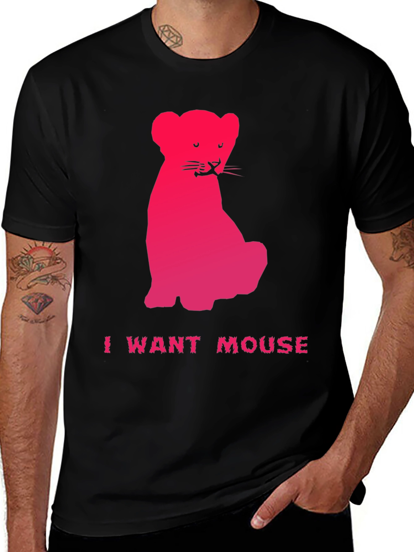 I Want Mouse Funny Cat T-Shirt