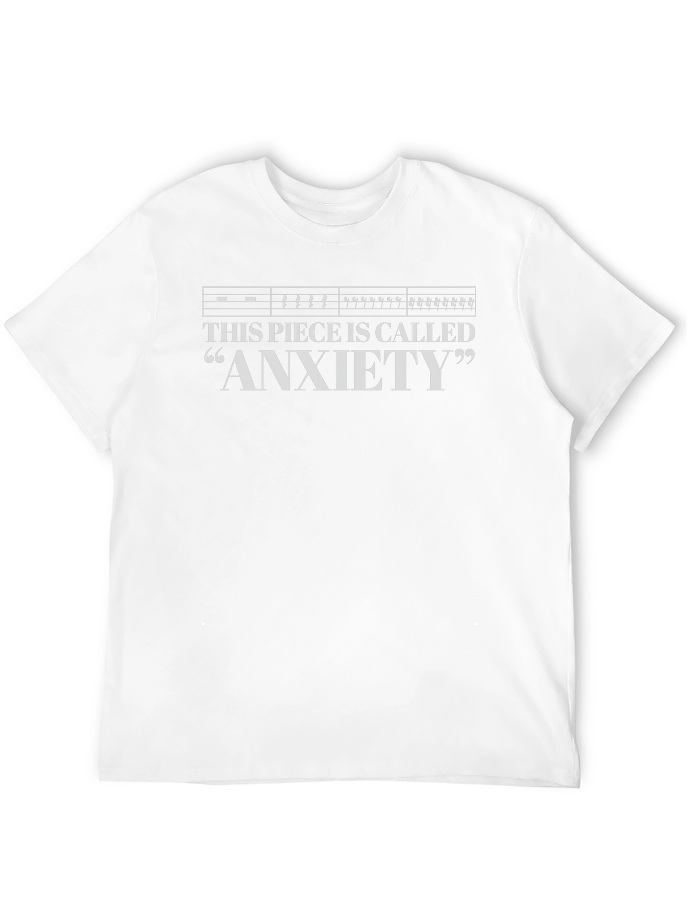 Anxiety Music Theory Graphic Tee