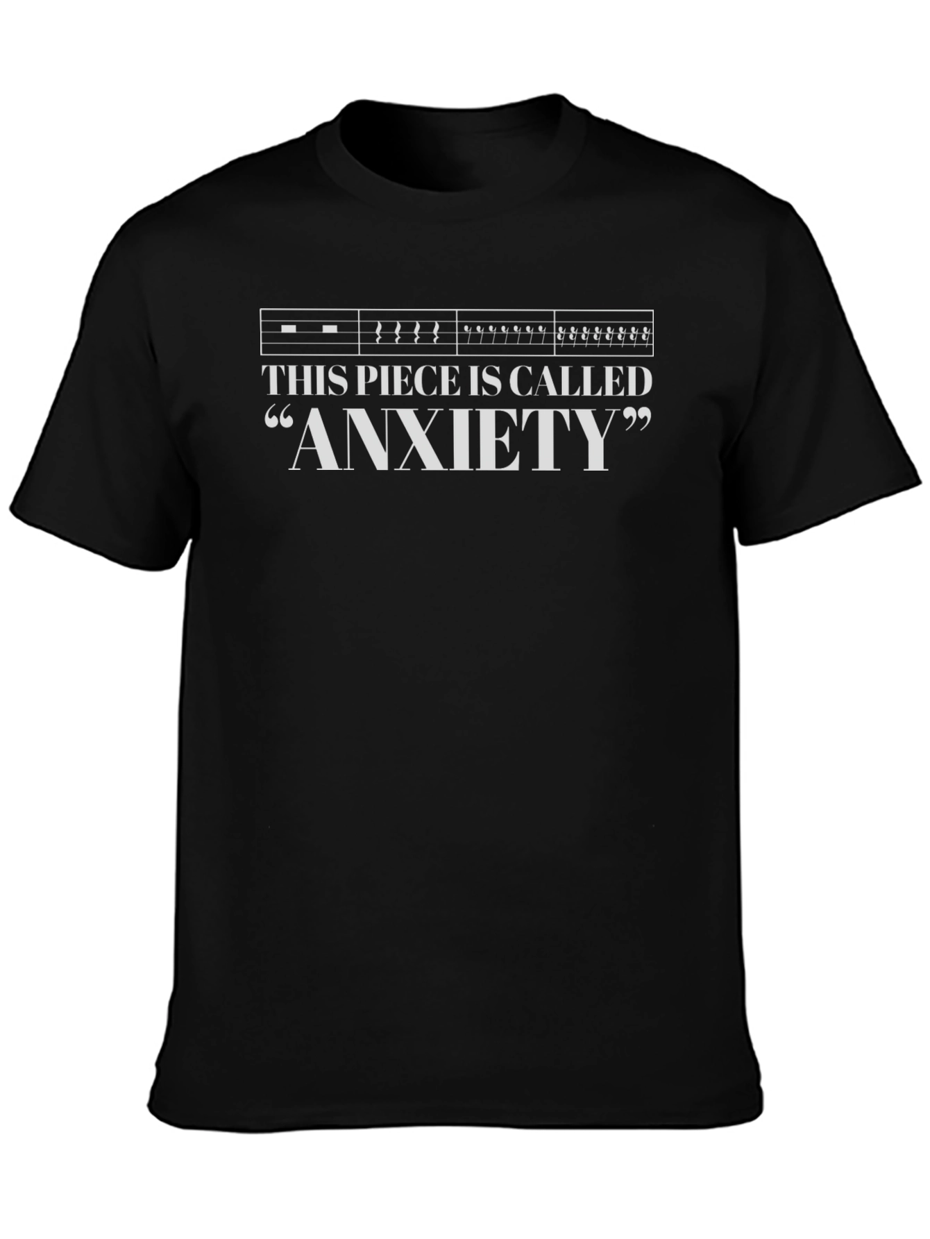 Anxiety Music Theory Graphic Tee