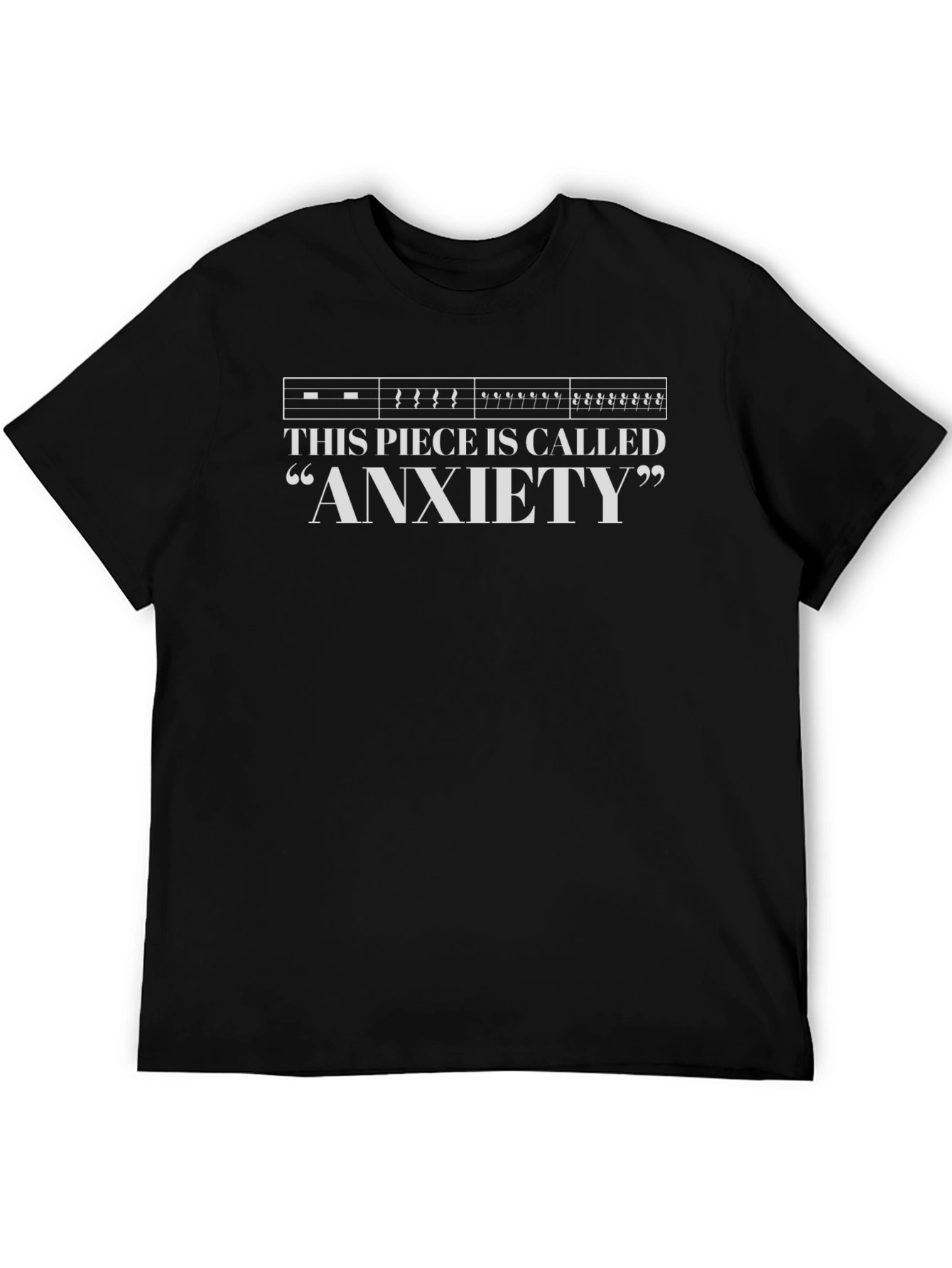 Anxiety Music Theory Graphic Tee