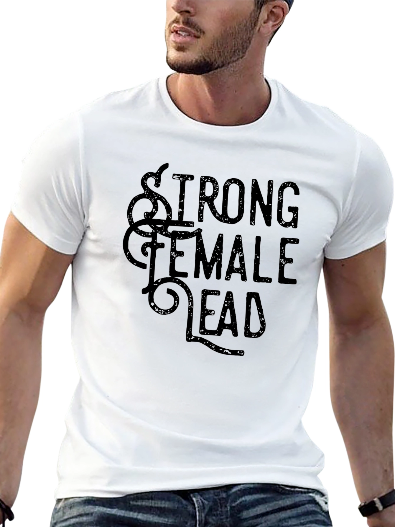 Strong Female Lead Graphic T-Shirt - Black