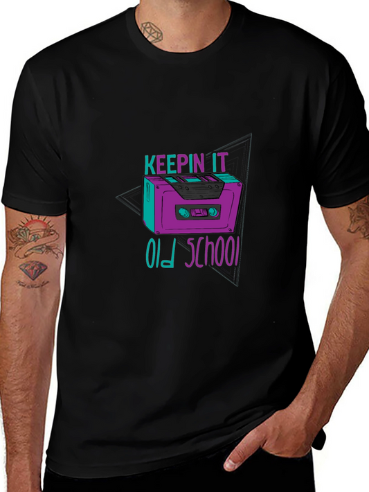 Keepin It Old School Cassette Tape T-Shirt