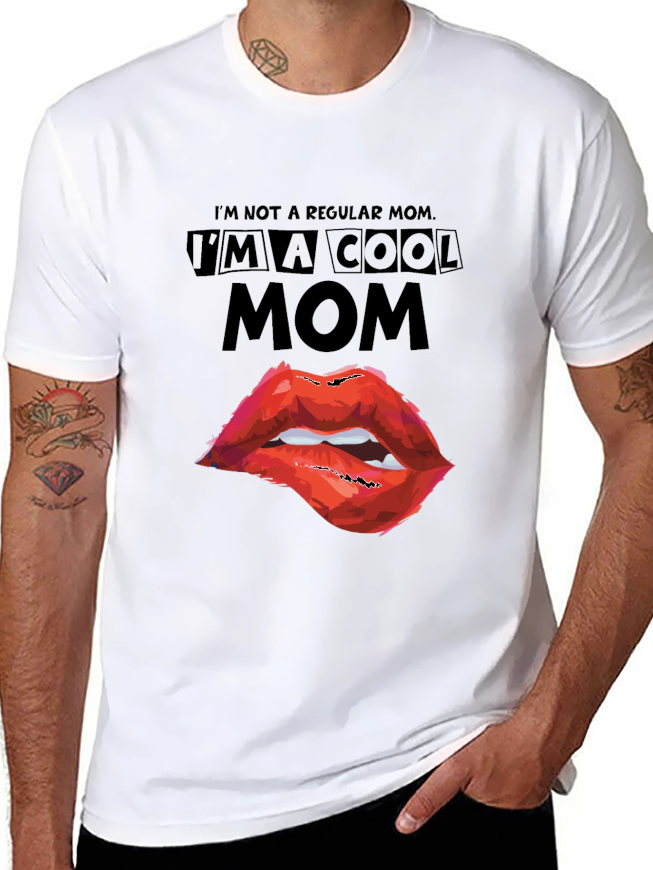 Cool Mom Graphic Tee - Trendy Womens T-Shirt
