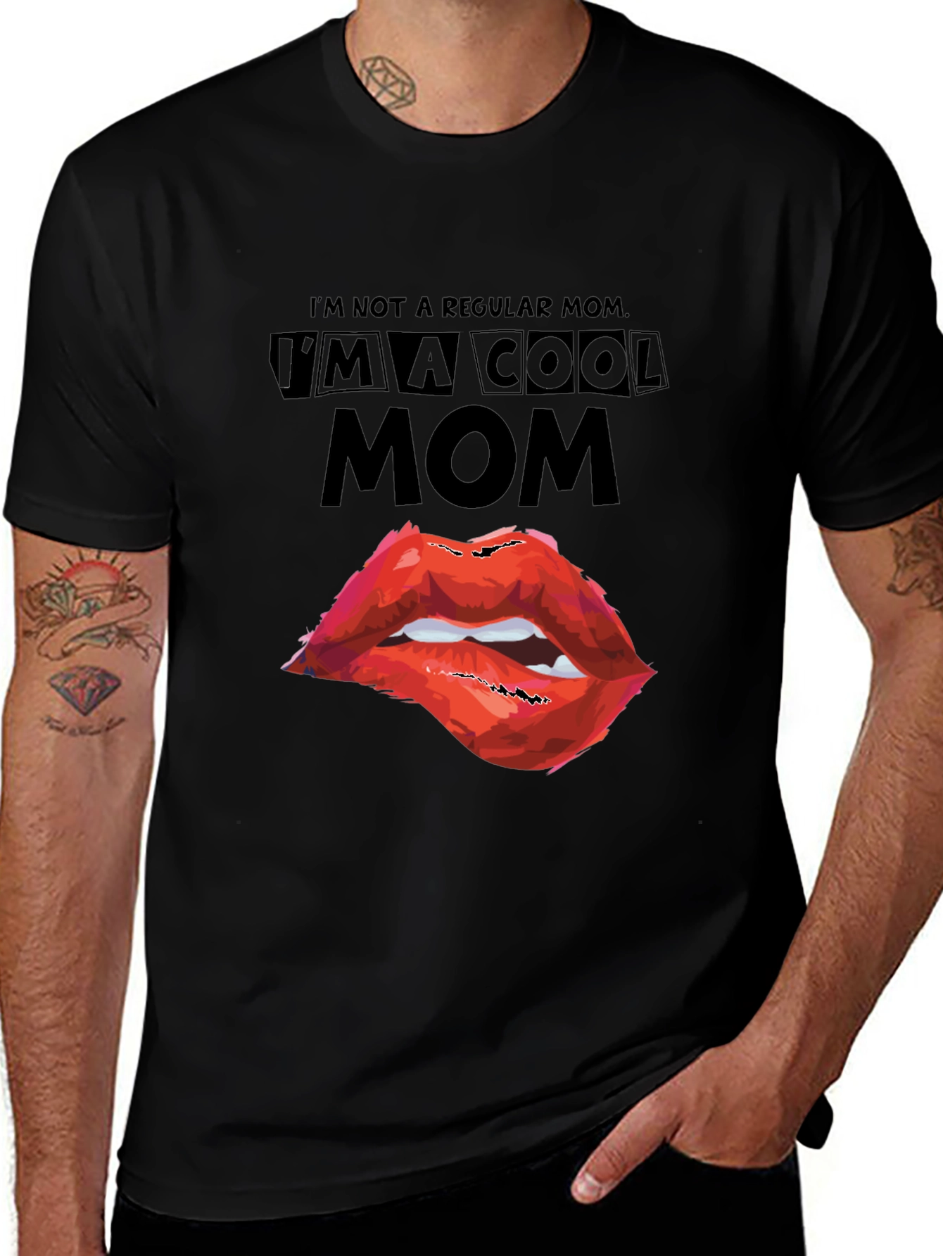 Cool Mom Graphic Tee - Trendy Womens T-Shirt