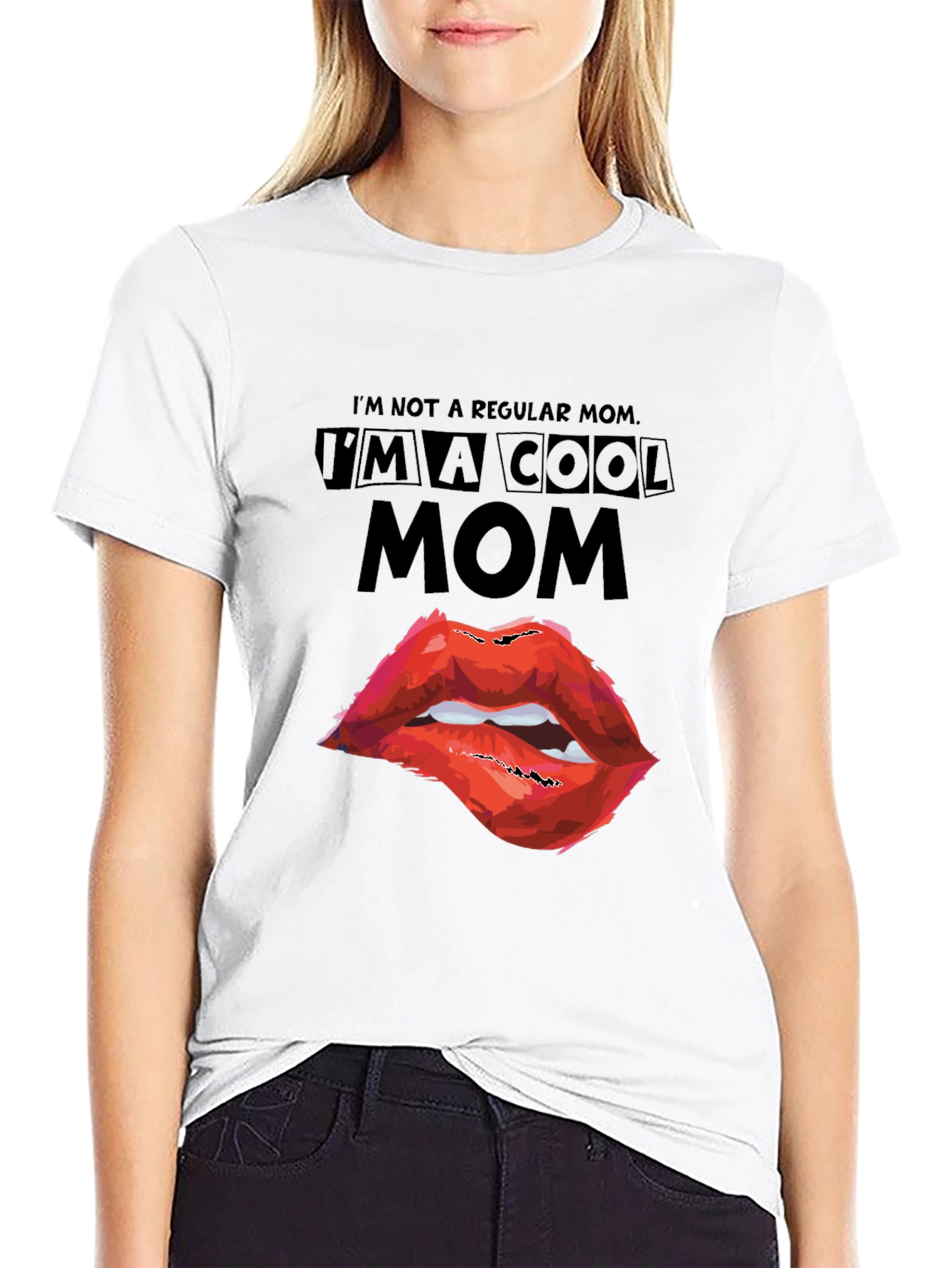 Cool Mom Graphic Tee - Trendy Womens T-Shirt
