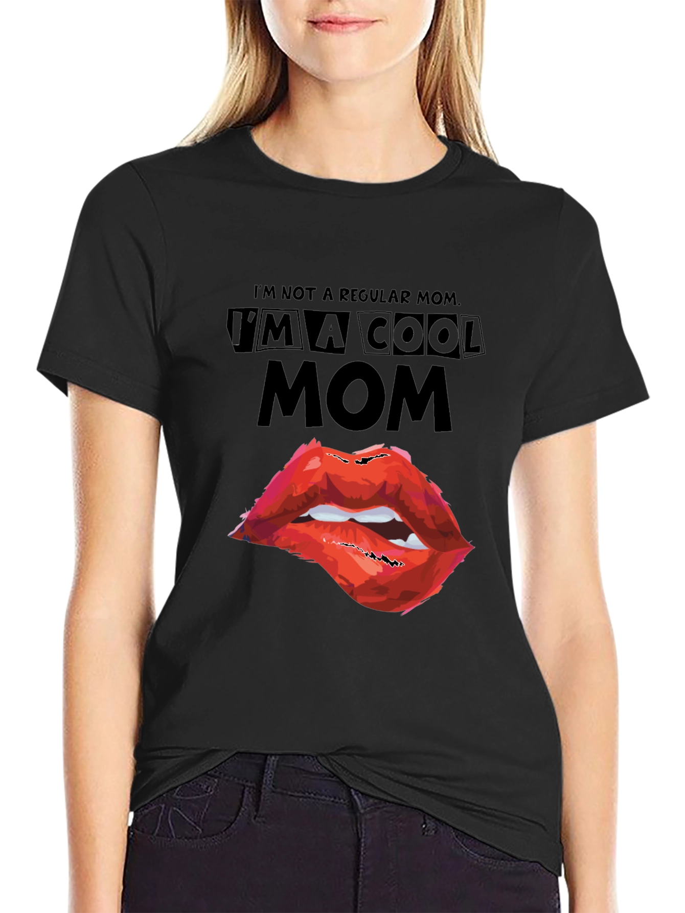 Cool Mom Graphic Tee - Trendy Womens T-Shirt