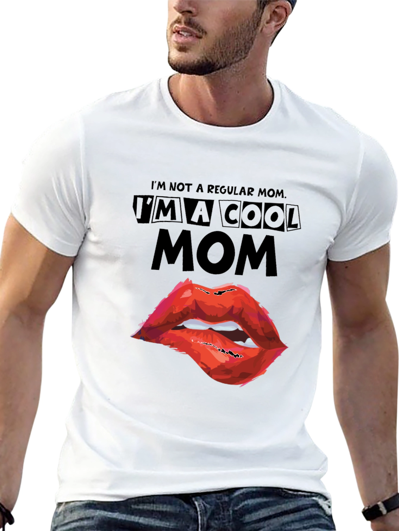 Cool Mom Graphic Tee - Trendy Womens T-Shirt