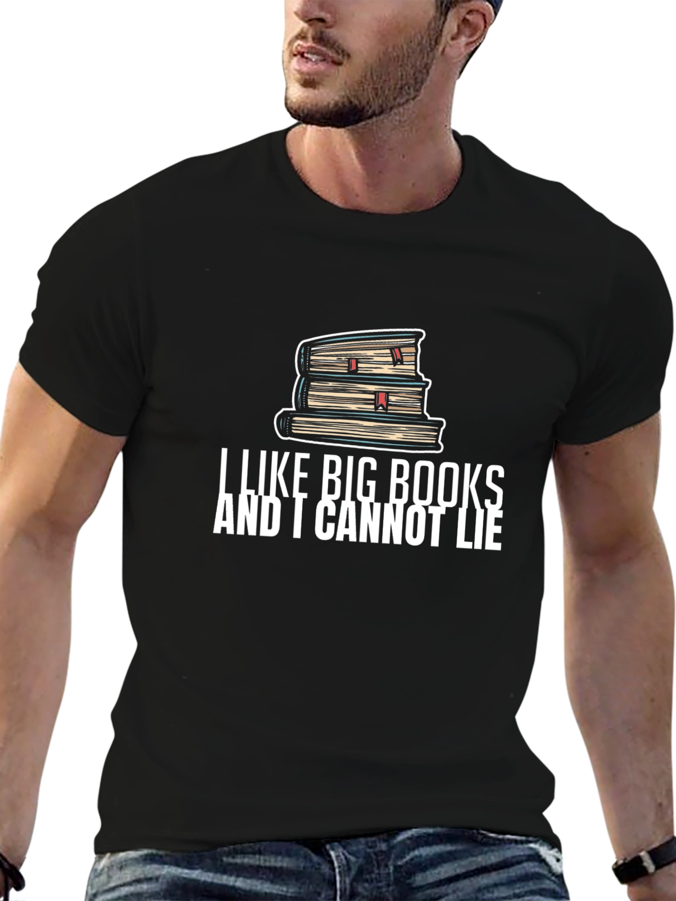 I Like Big Books T-Shirt Funny Reader Tee