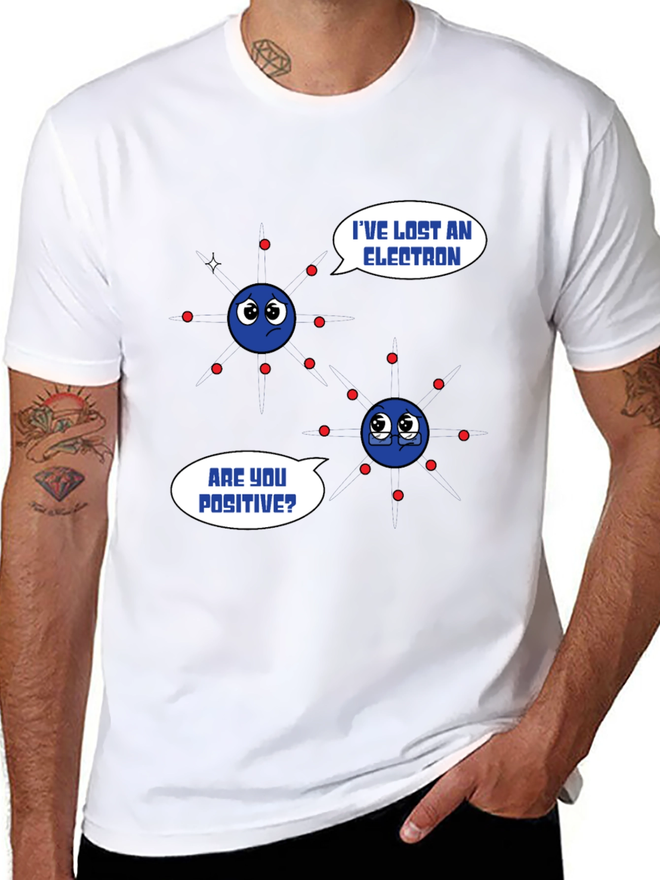 Funny Chemistry Pun T-Shirt - Lost Electron
