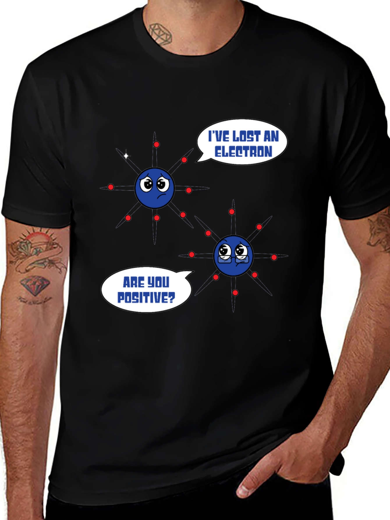 Funny Chemistry Pun T-Shirt - Lost Electron