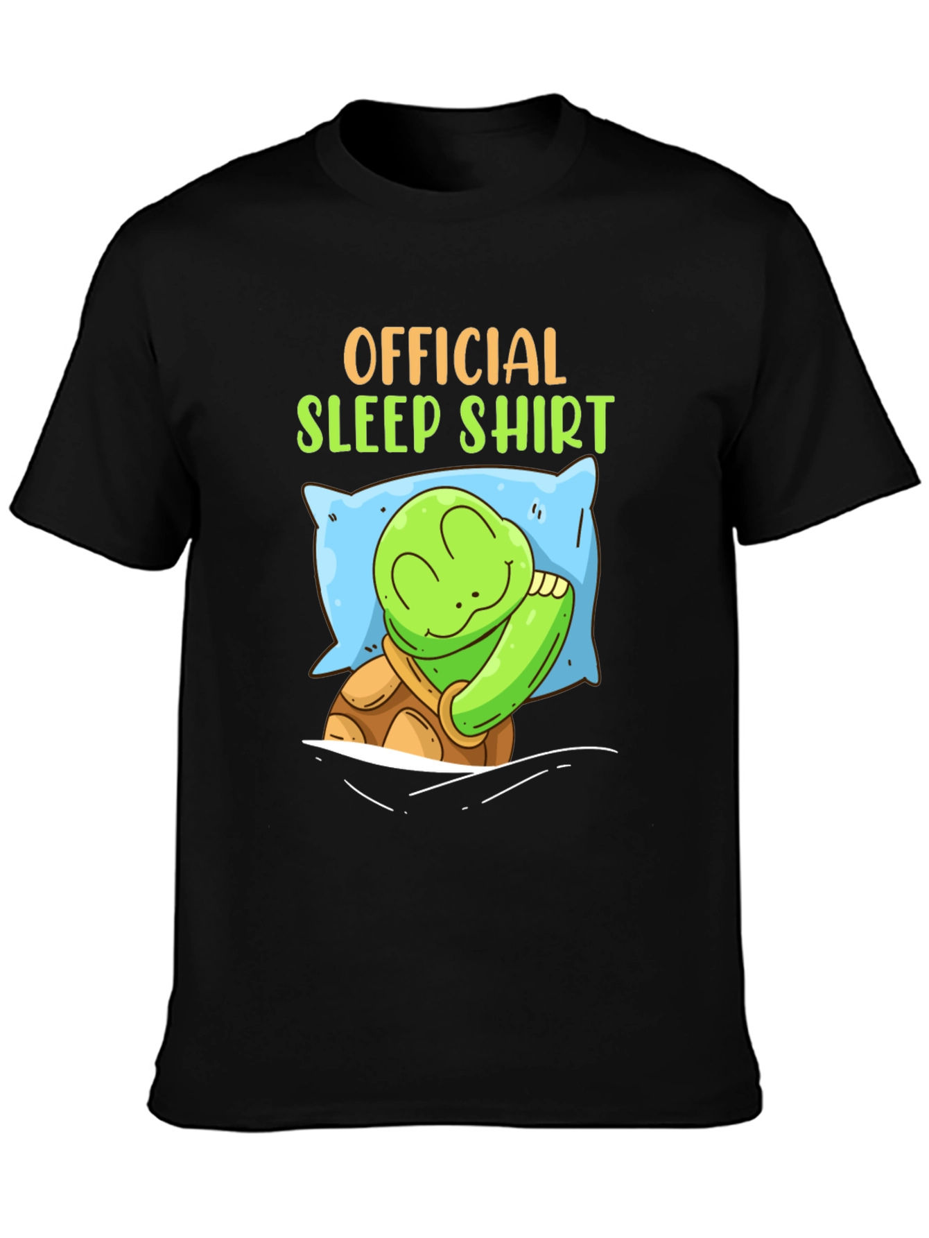 Official Sleep Shirt - Turtle on Pillow T-Shirt