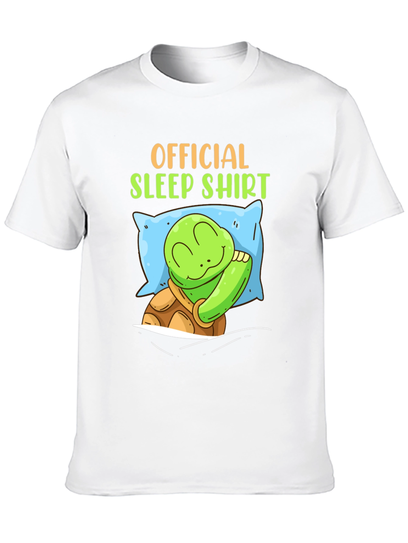 Official Sleep Shirt - Turtle on Pillow T-Shirt