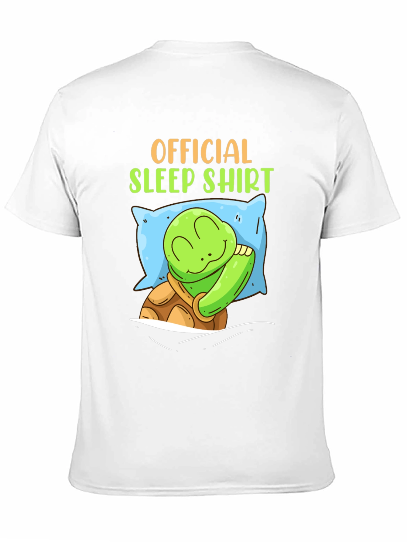 Official Sleep Shirt - Turtle on Pillow T-Shirt
