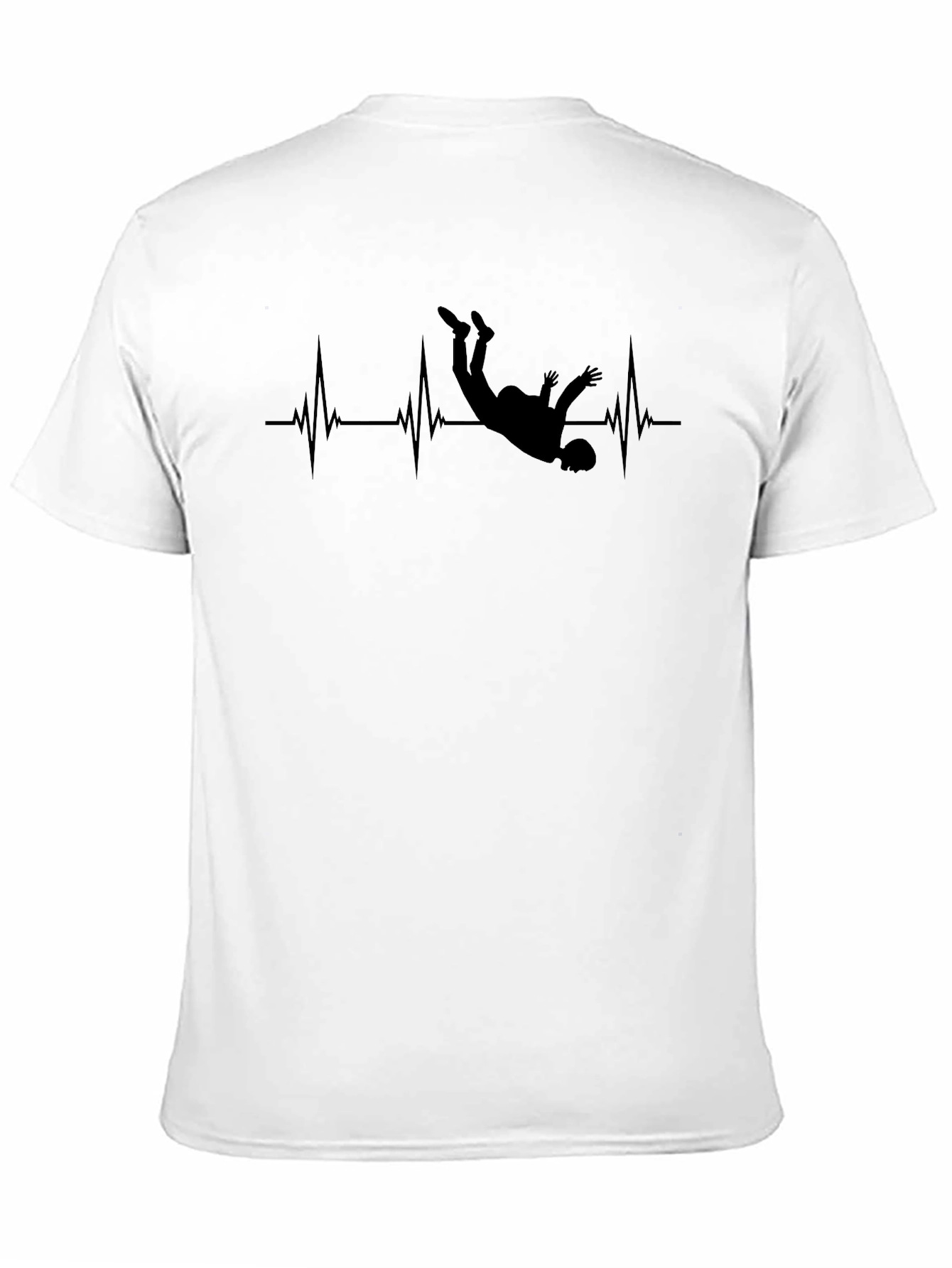 Skydiving Heartbeat T-Shirt - Thrill Seeker Tee