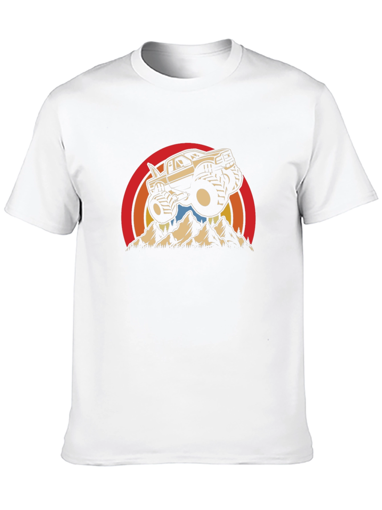 Monster Truck Retro Graphic Tee