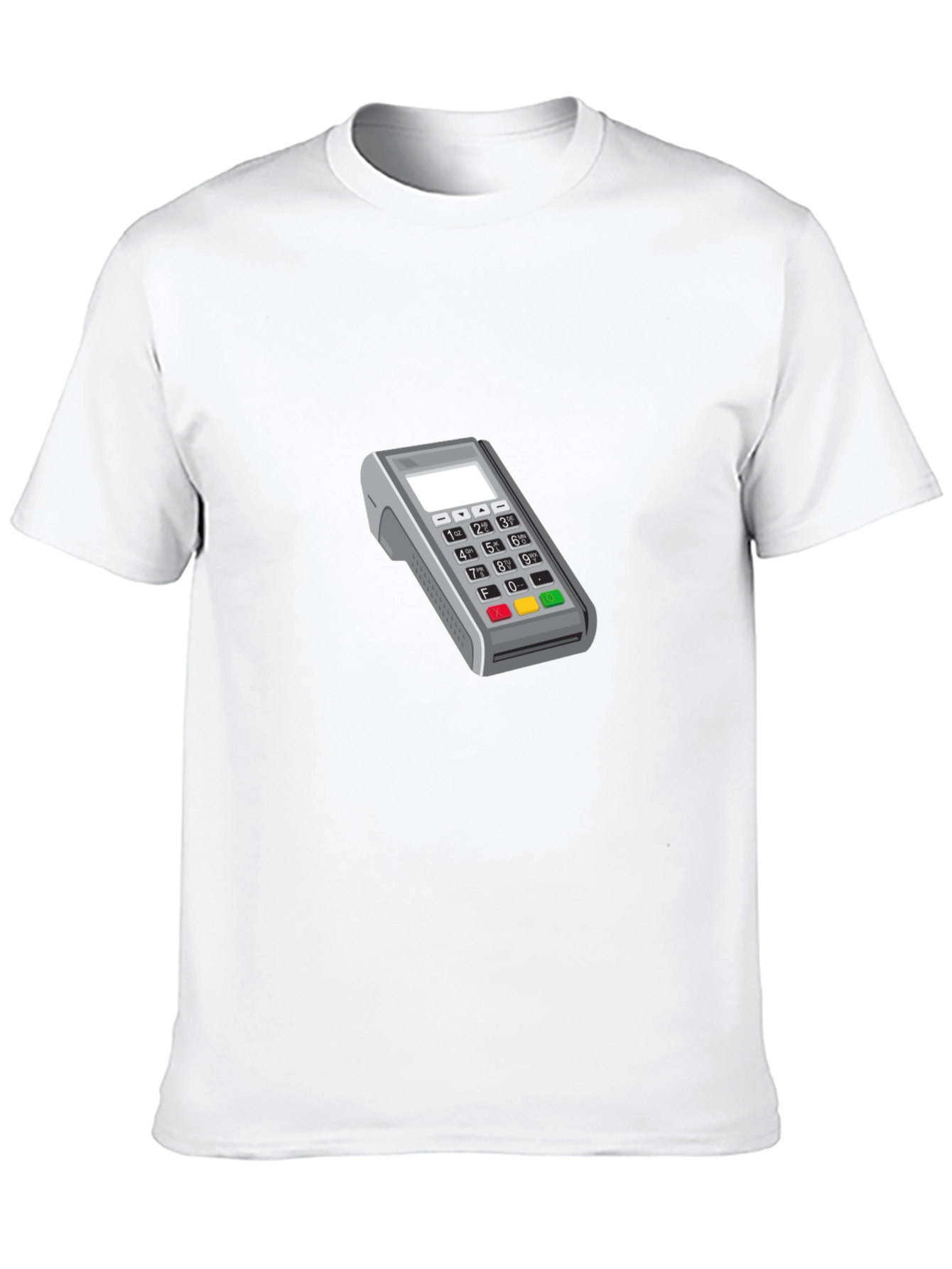 Modern POS Terminal Graphic Tee - Black