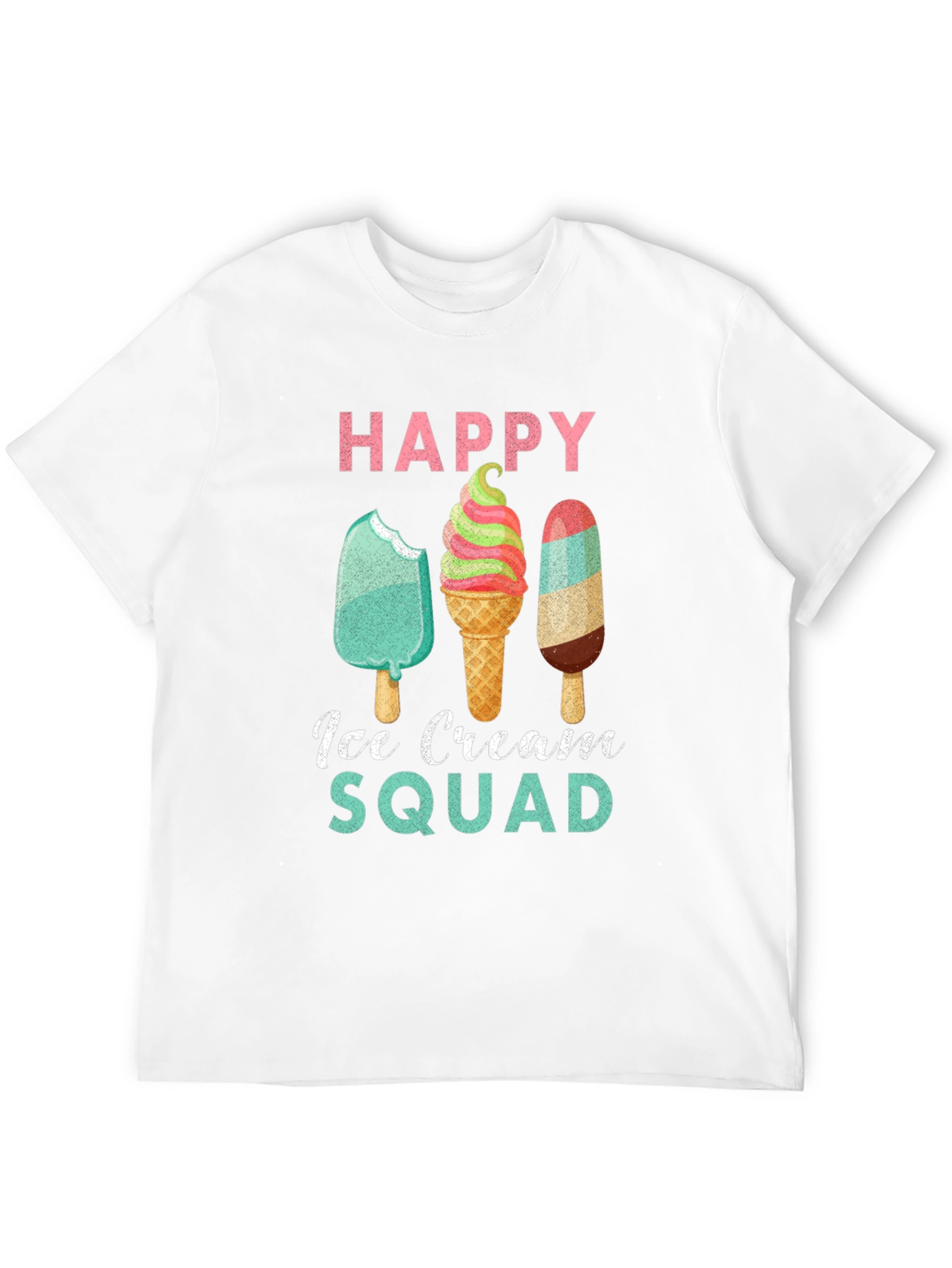 Happy Ice Cream Squad T-Shirt - Summer Fun