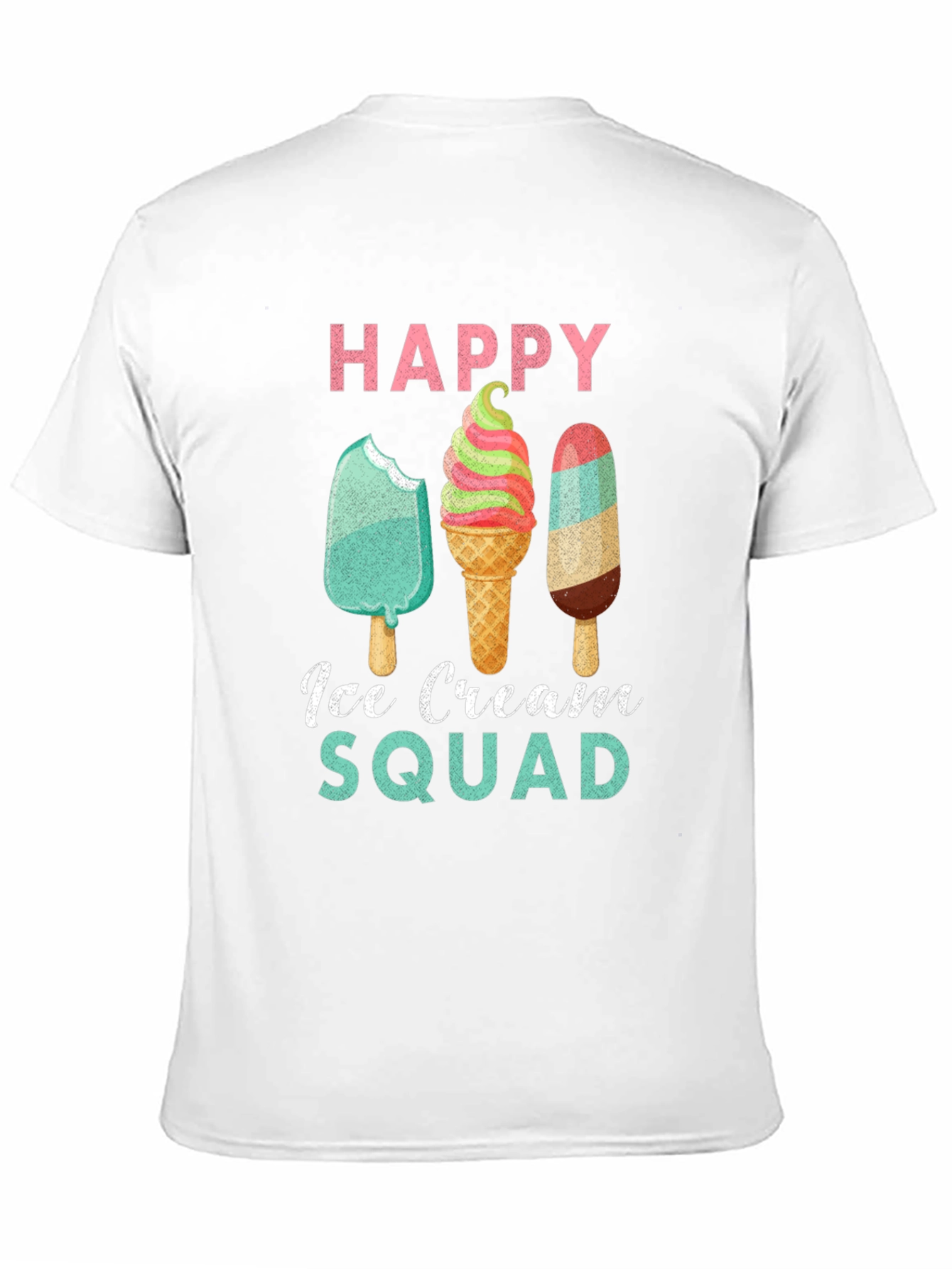 Happy Ice Cream Squad T-Shirt - Summer Fun