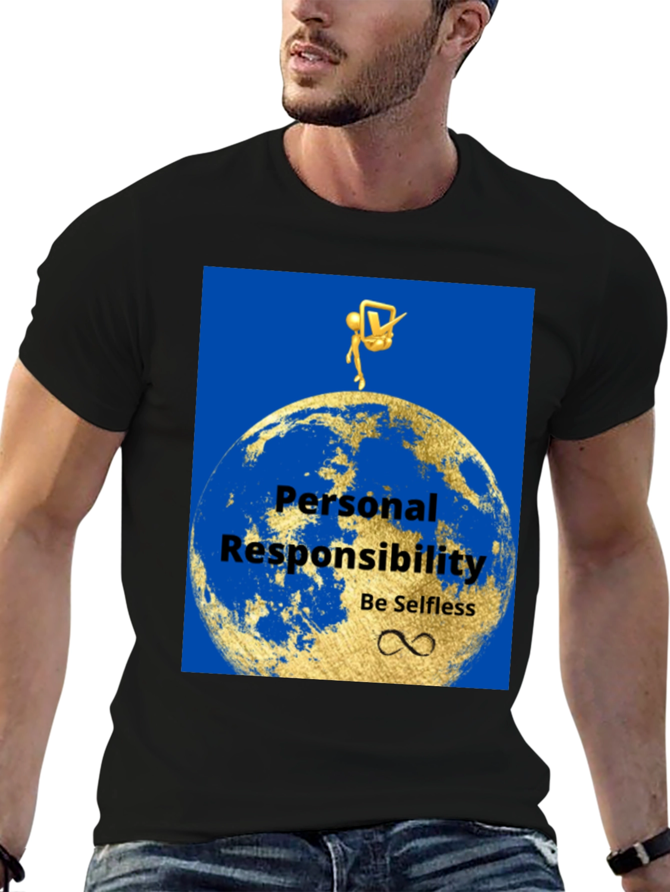 Personal Responsibility Graphic T-Shirt - Be Selfless