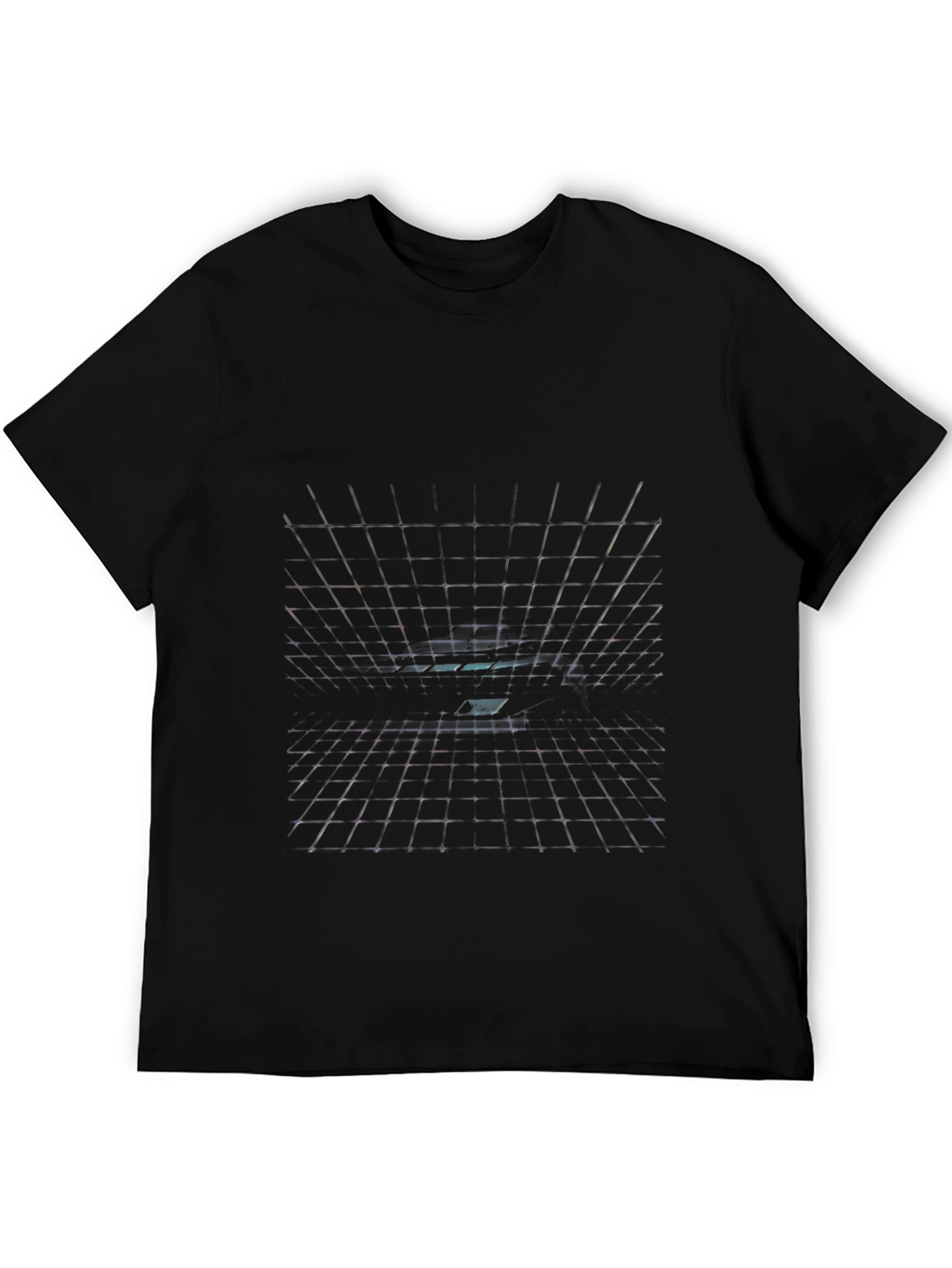 Gridscape Black Tee