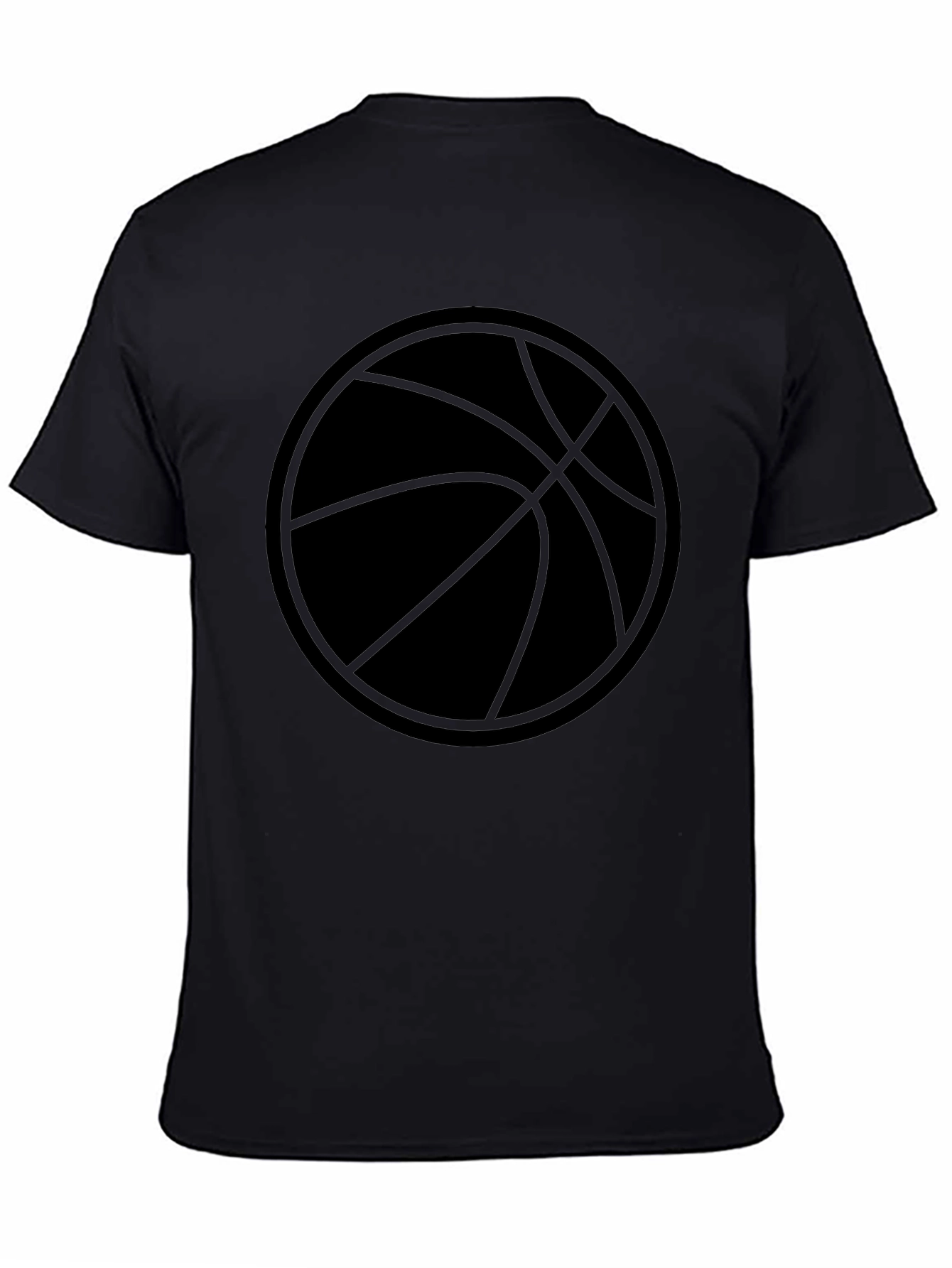 Basketball Graphic Black T-Shirt