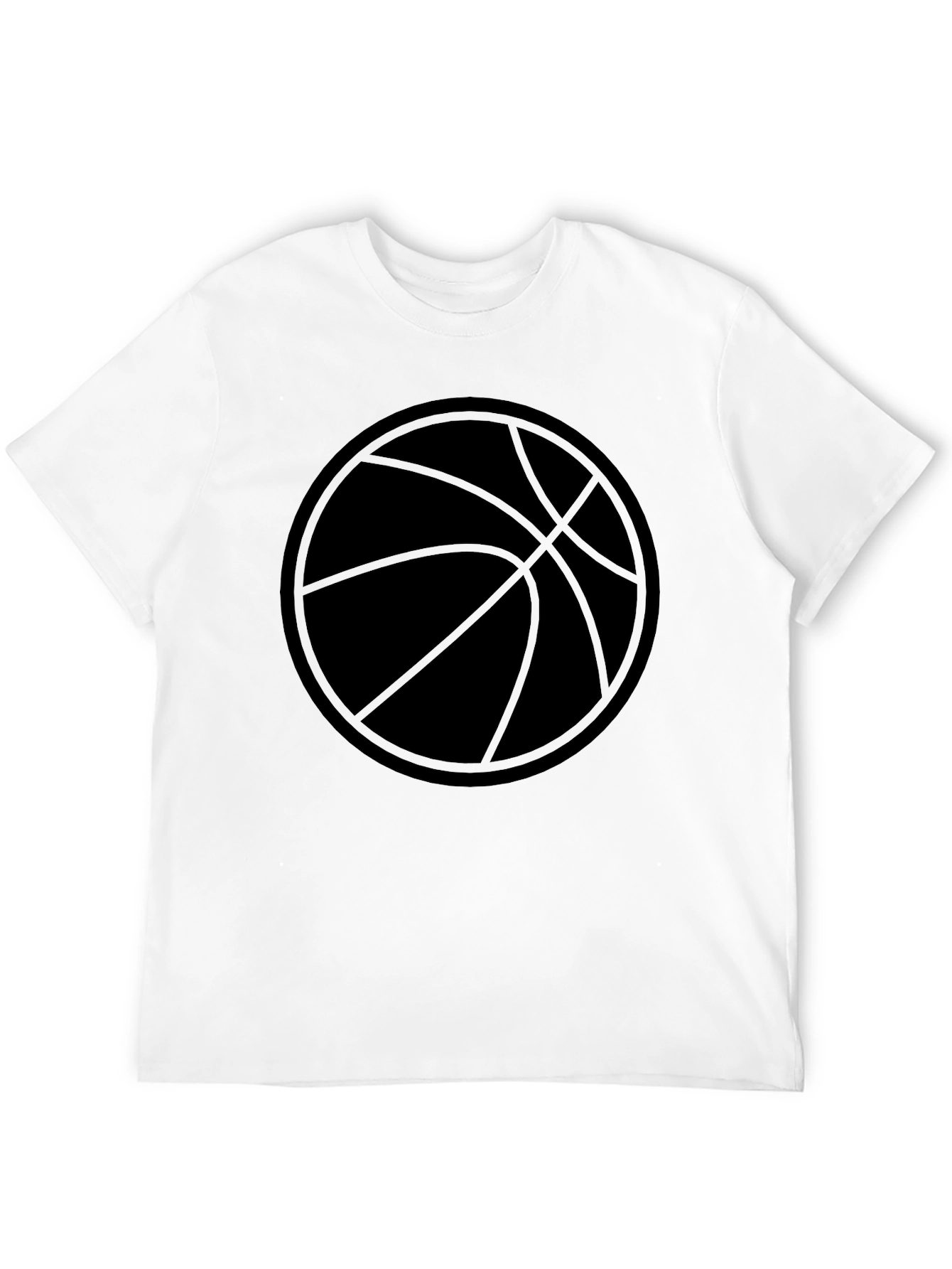 Basketball Graphic Black T-Shirt