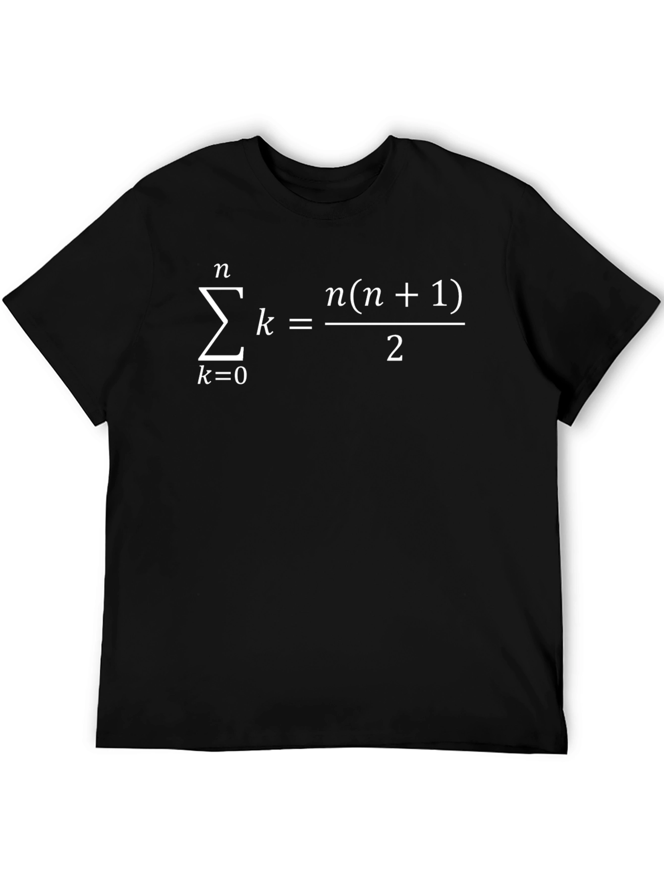 Math Equation Black T-Shirt