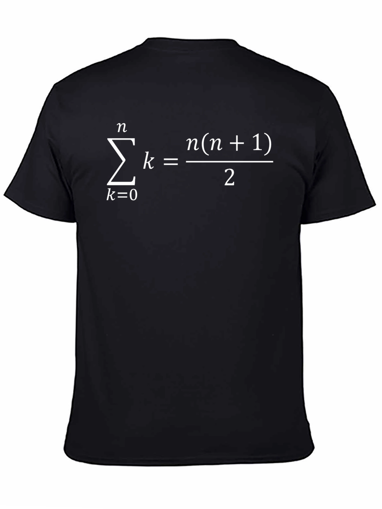 Math Equation Black T-Shirt