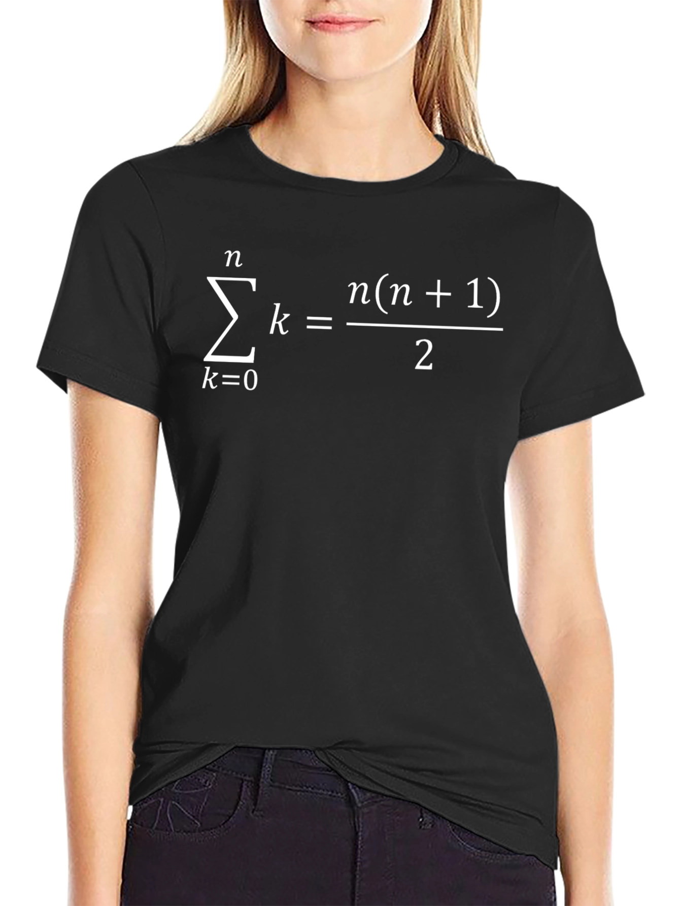 Math Equation Black T-Shirt