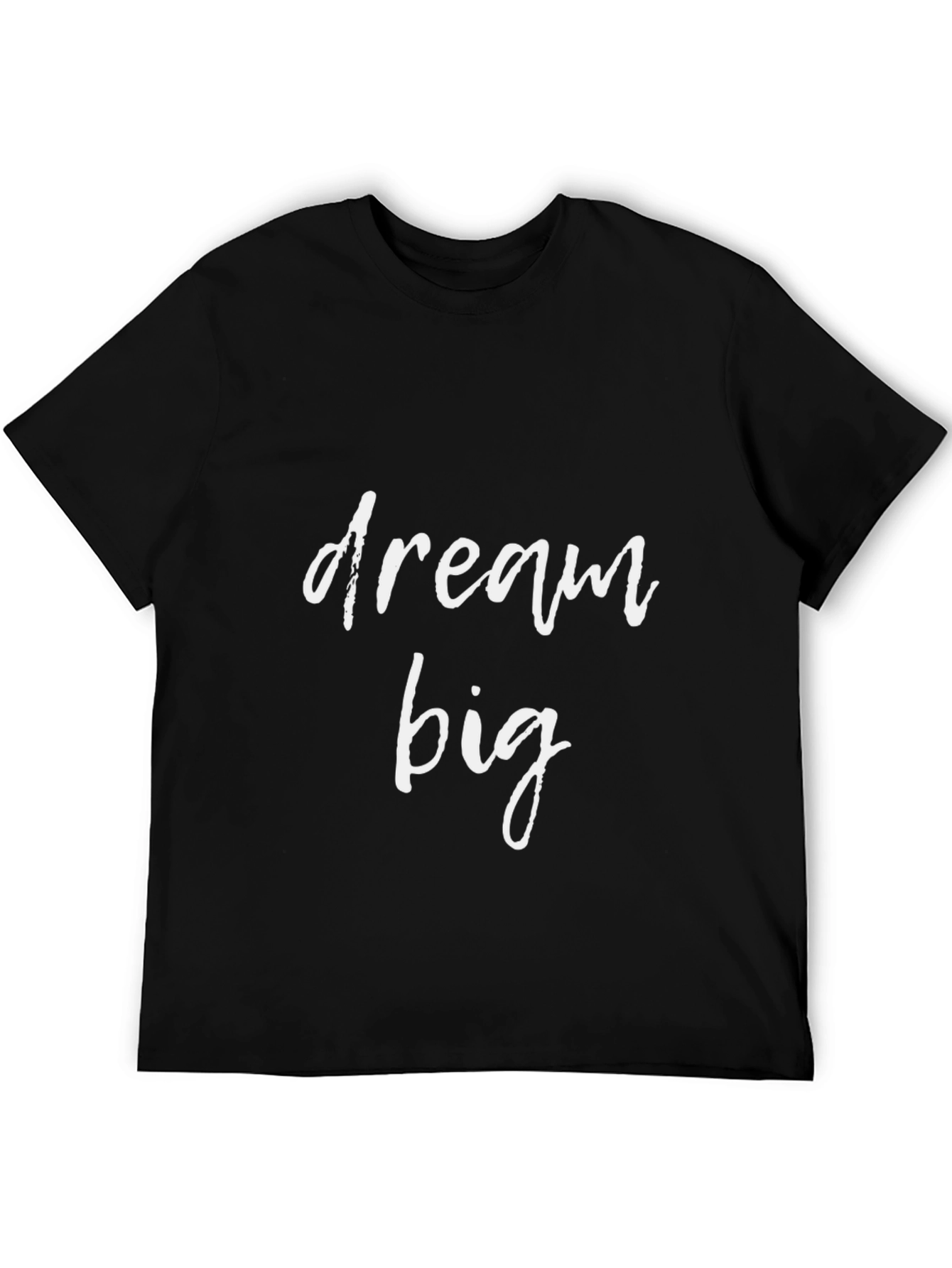 Dream Big Black Graphic Tee Shirt