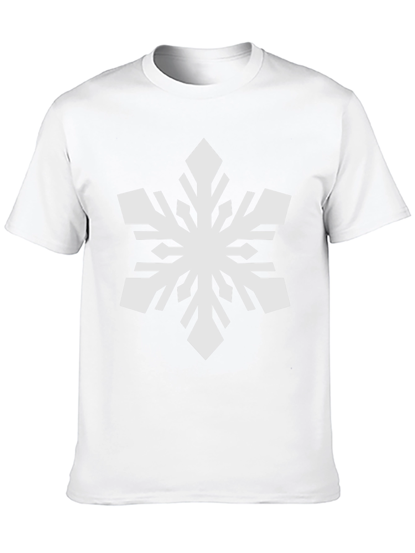 Snowflake Graphic Black T-Shirt