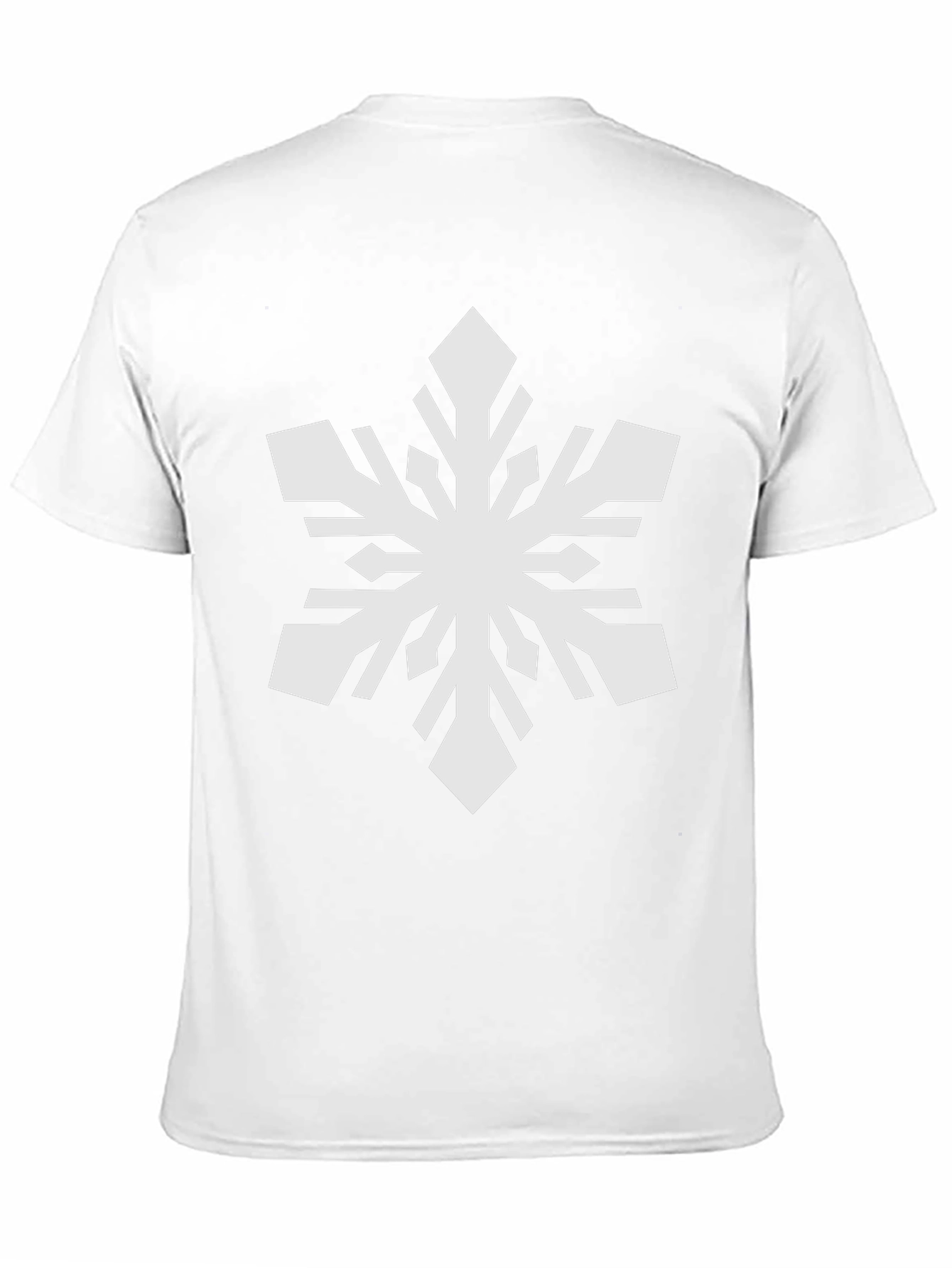 Snowflake Graphic Black T-Shirt