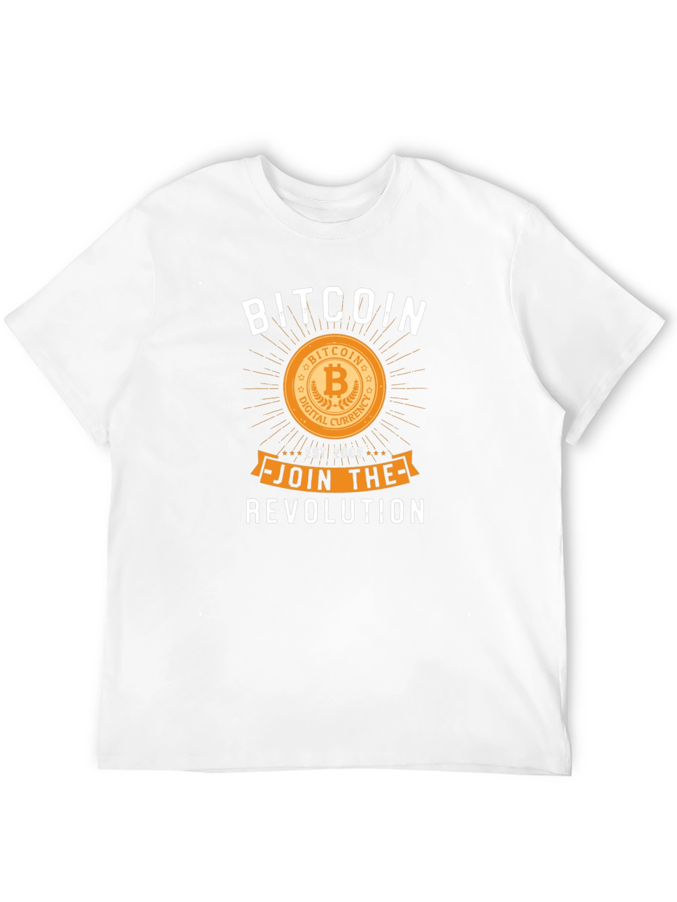 Bitcoin Revolution T-Shirt Crypto Investor Tee