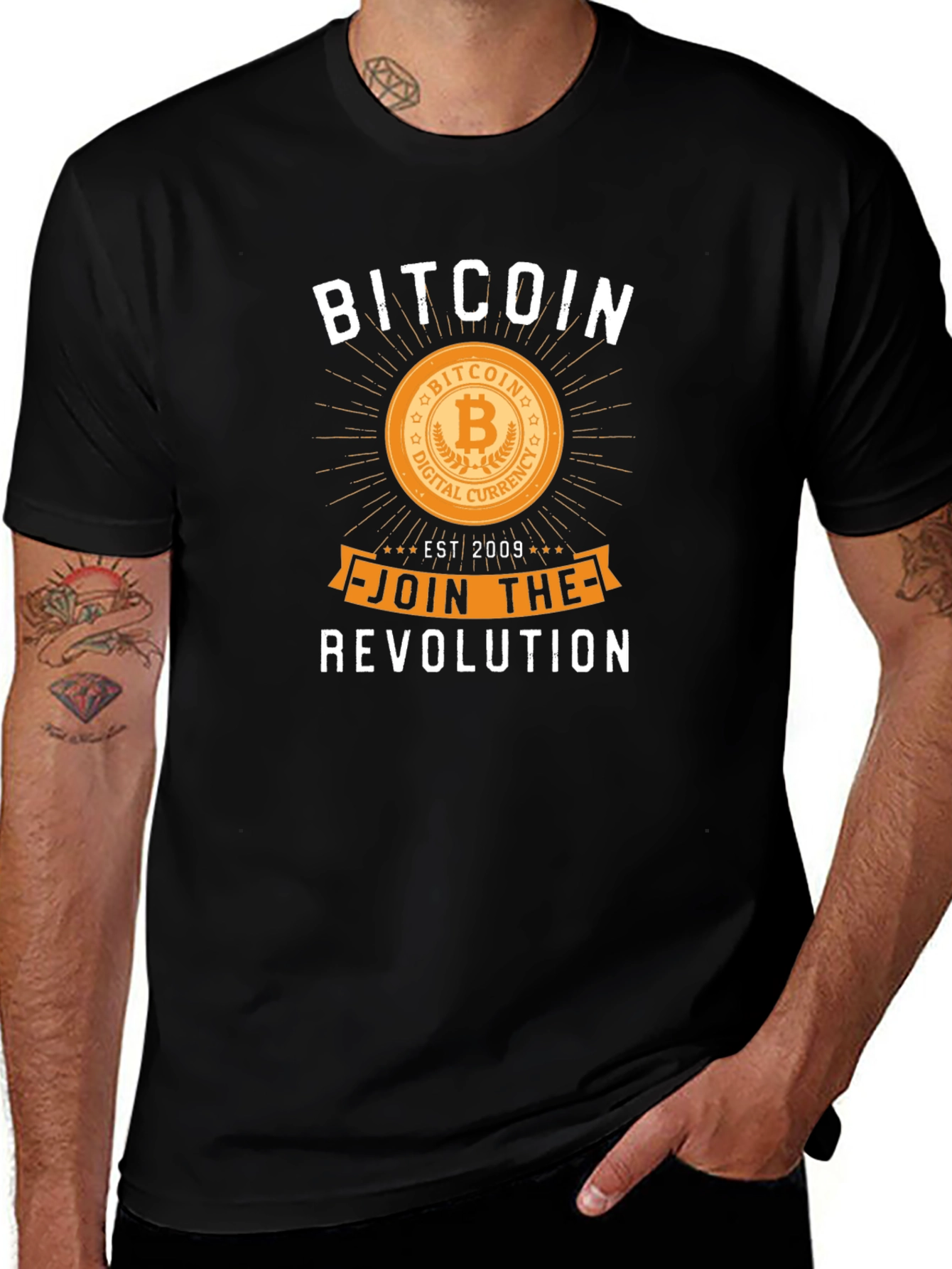 Bitcoin Revolution T-Shirt Crypto Investor Tee