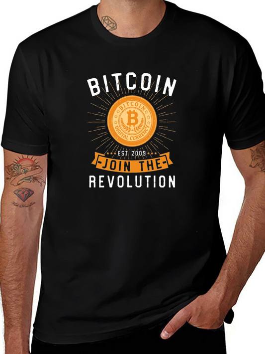 Bitcoin Revolution T-Shirt Crypto Investor Tee