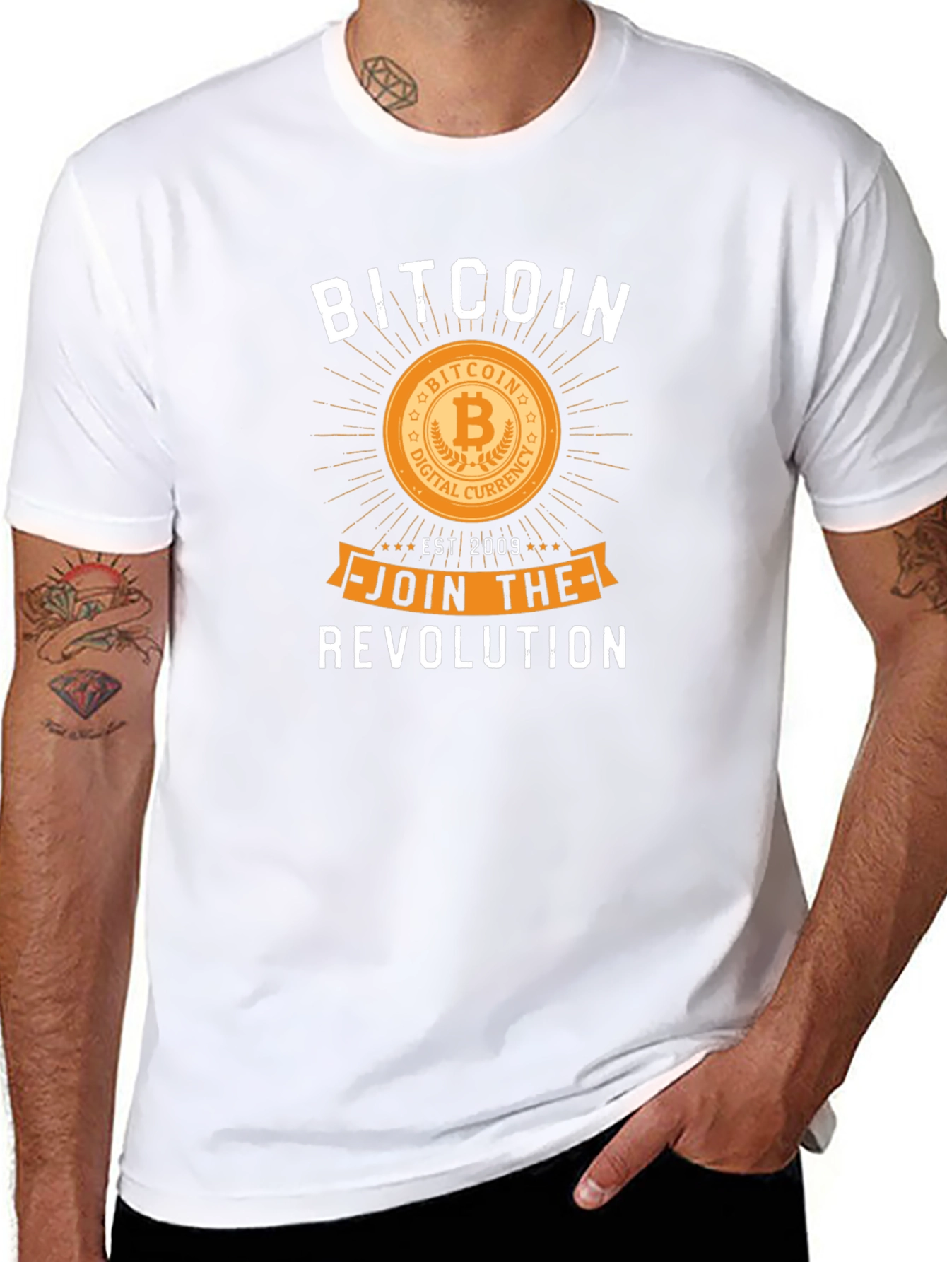 Bitcoin Revolution T-Shirt Crypto Investor Tee